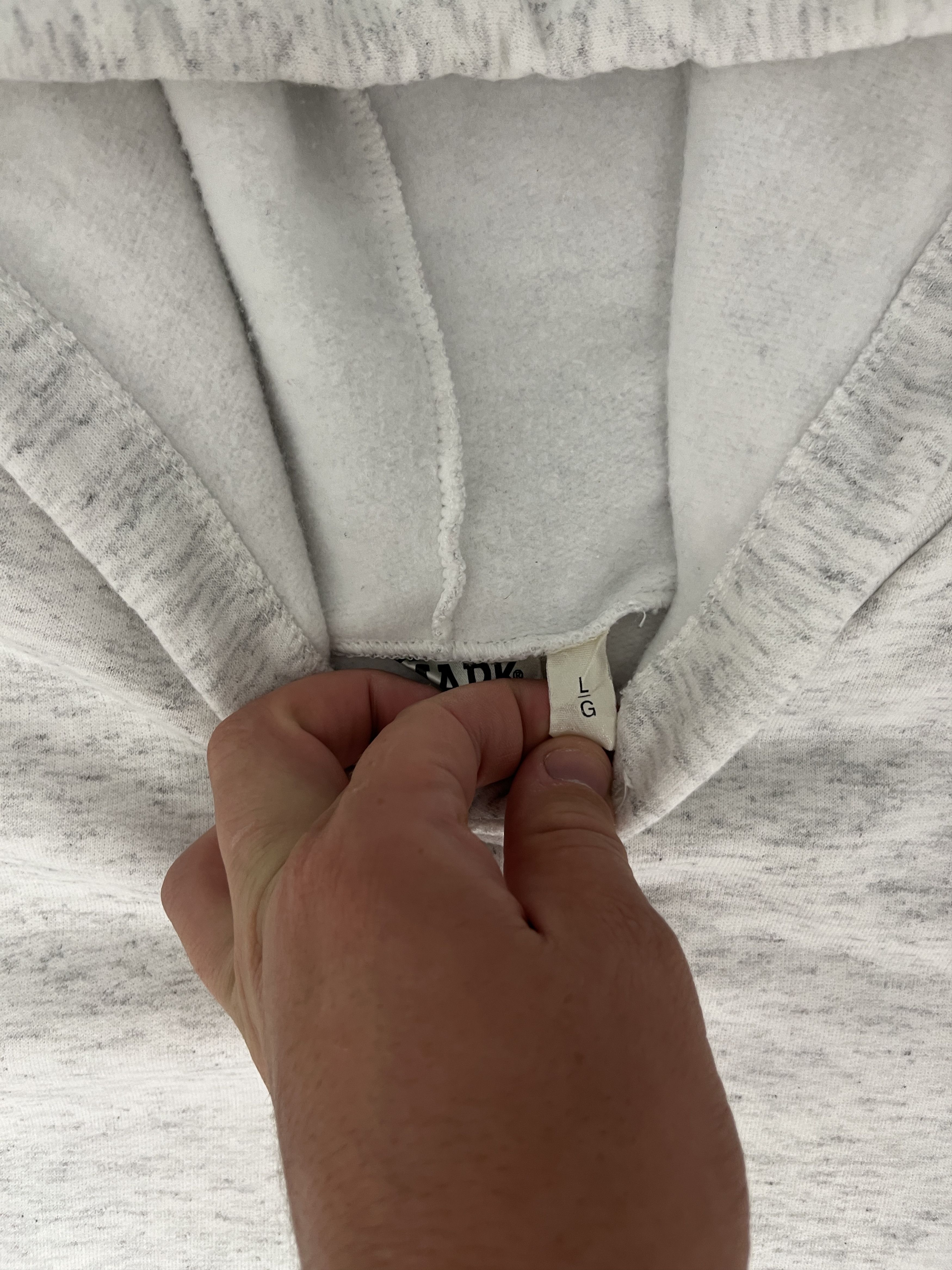 Vintage On Your Mark Blank Grey Vintage Hoodie Sweater Size US L / EU 52-54 / 3 - 5 Thumbnail