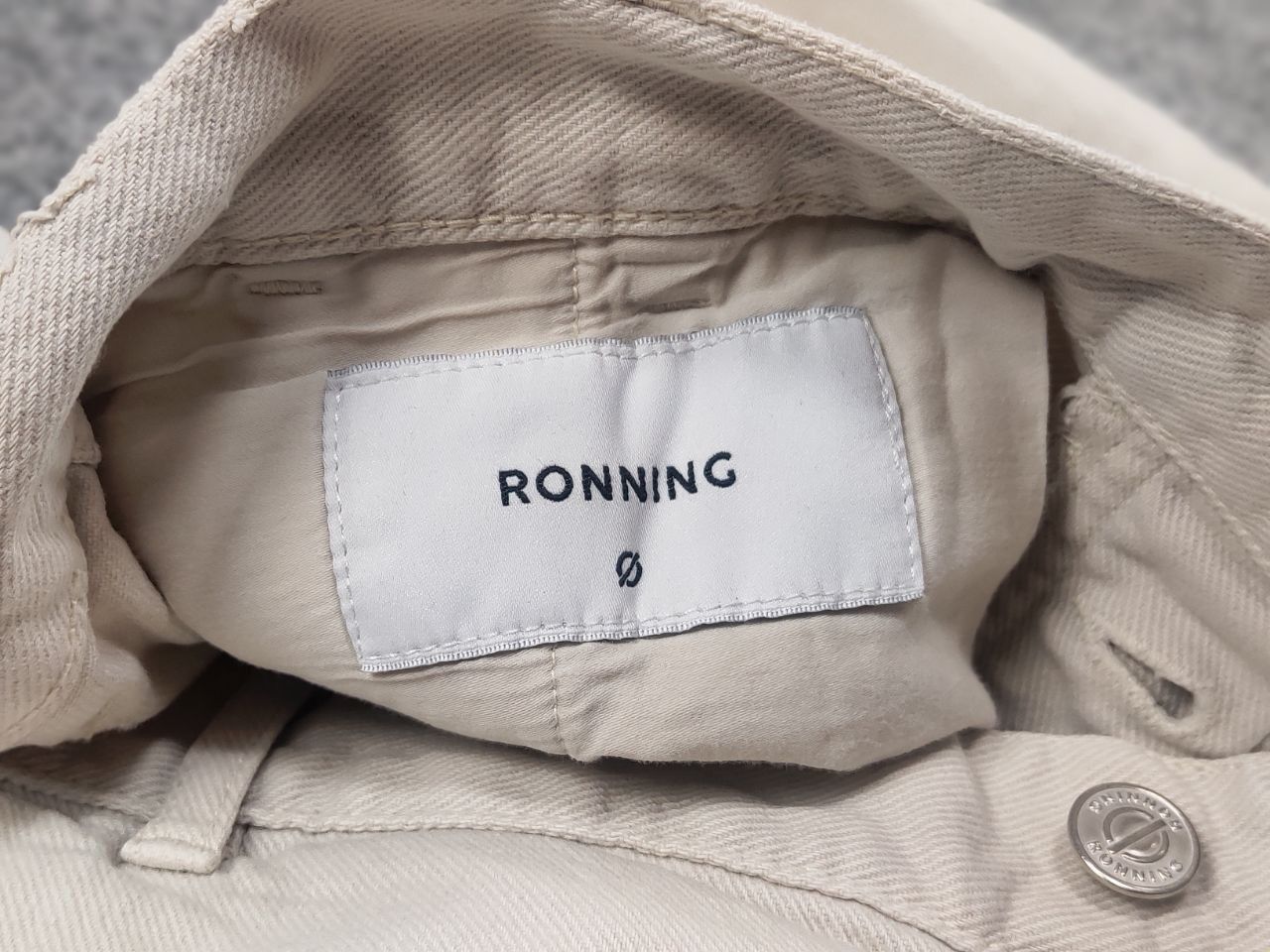 Ronning Ronning Portugal Design Casual beige Denim Jeans Loose Fit Size US 30 / EU 46 - 12 Thumbnail