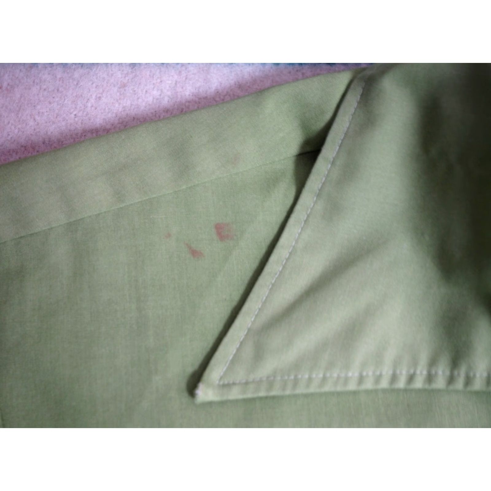 Vintage VTG 70s Towncraft Penneys Green Hippy Pocket Shirt M Polycotton Button-Front Casual Shirt Mens Size US M / EU 48-50 / 2 - 6 Thumbnail