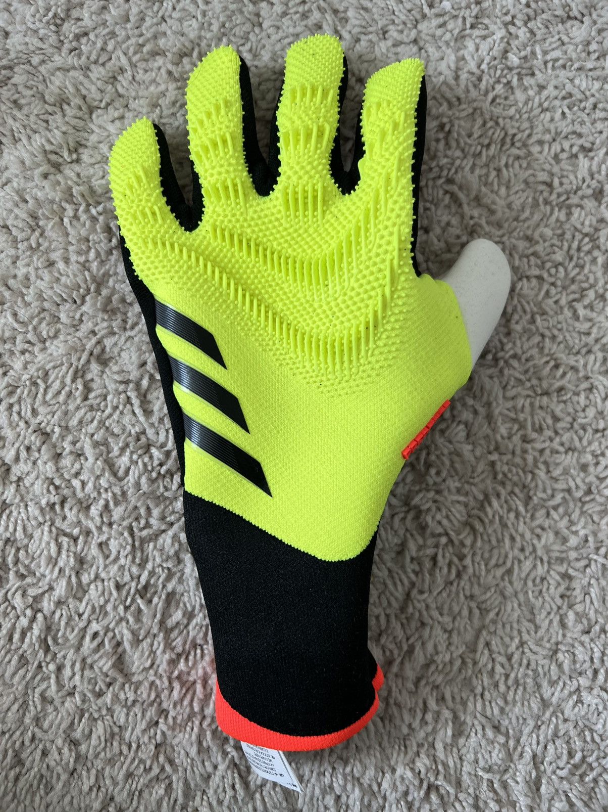 Adidas adidas PREDATOR PRO GL P GOALKEEPER Gloves Solar Yellow $160 Size ONE SIZE - 4 Thumbnail