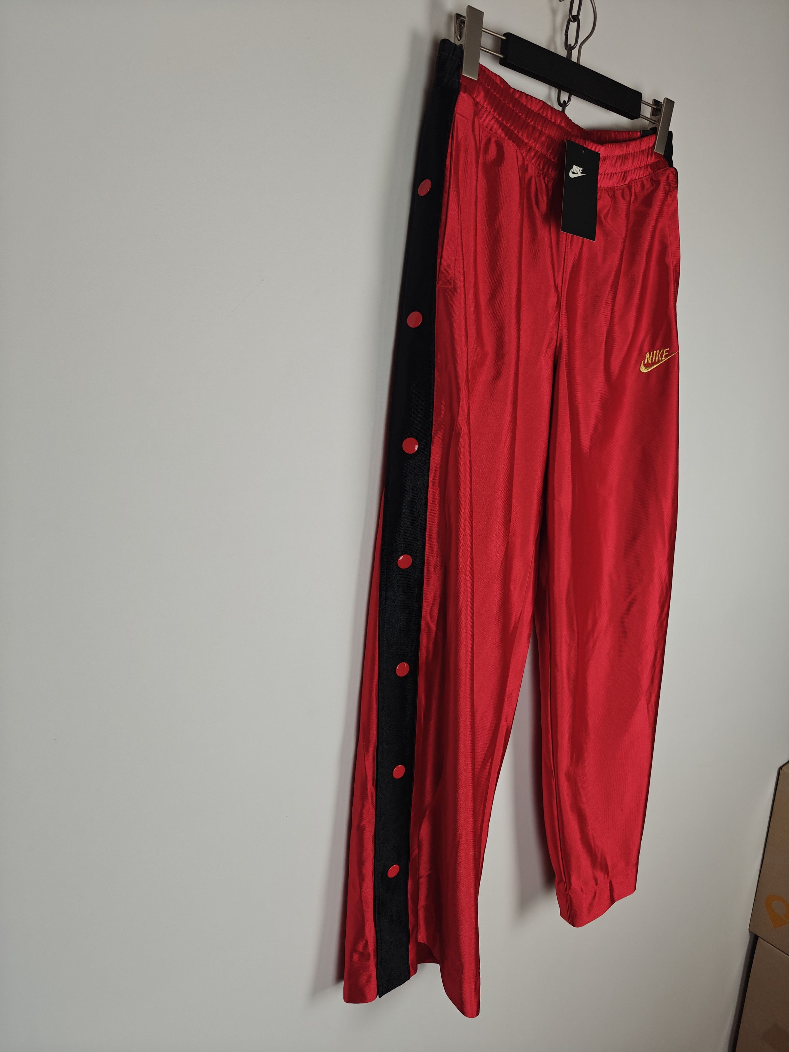 Nike Nike Popper Track Pants Red Casual Streetwear size L Size 34" / US 12 / IT 48 - 6 Thumbnail