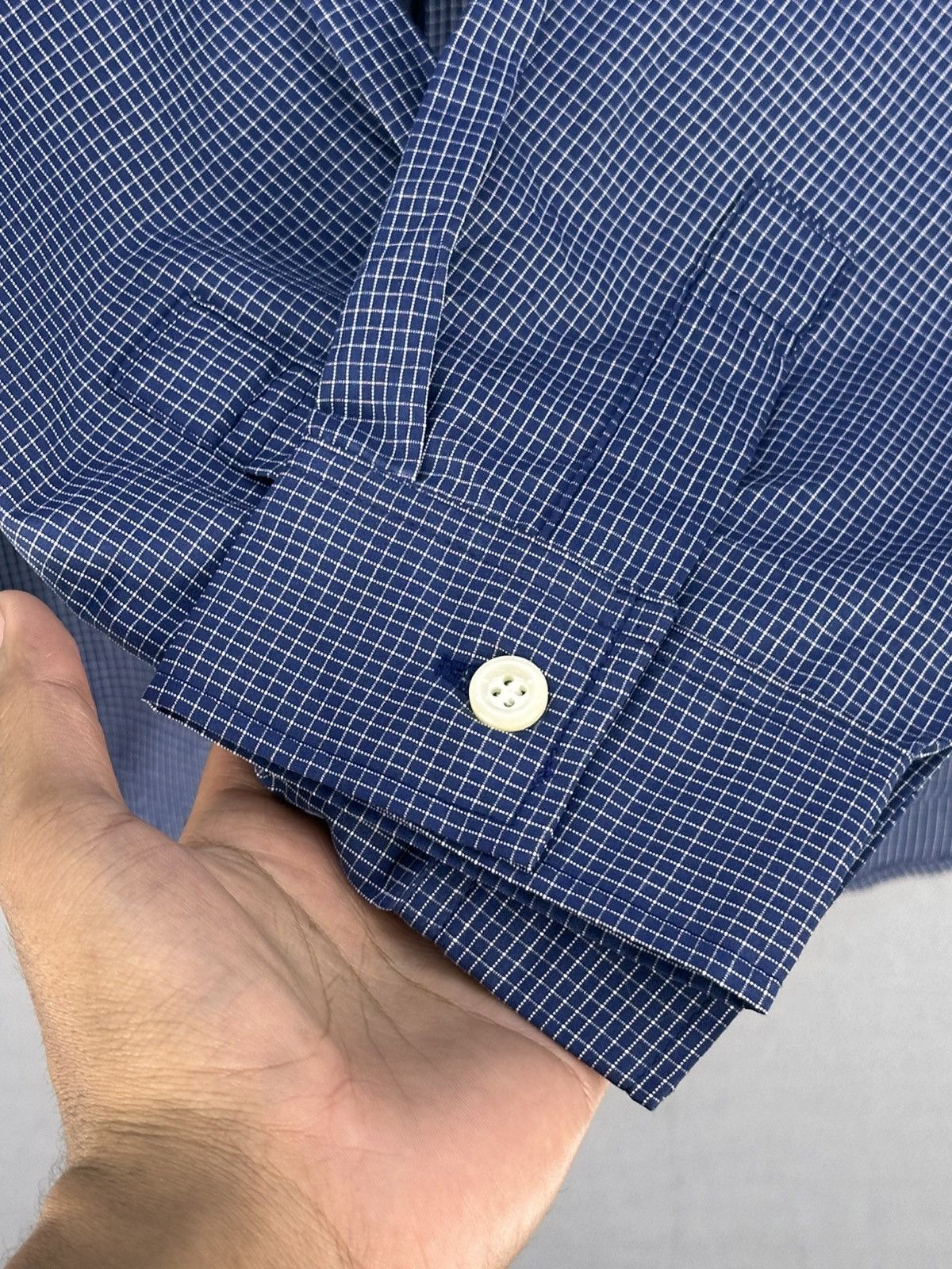 Japanese Brand Danbird Japan Beverage Grid Check Worker Shirt Size US L / EU 52-54 / 3 - 13 Thumbnail