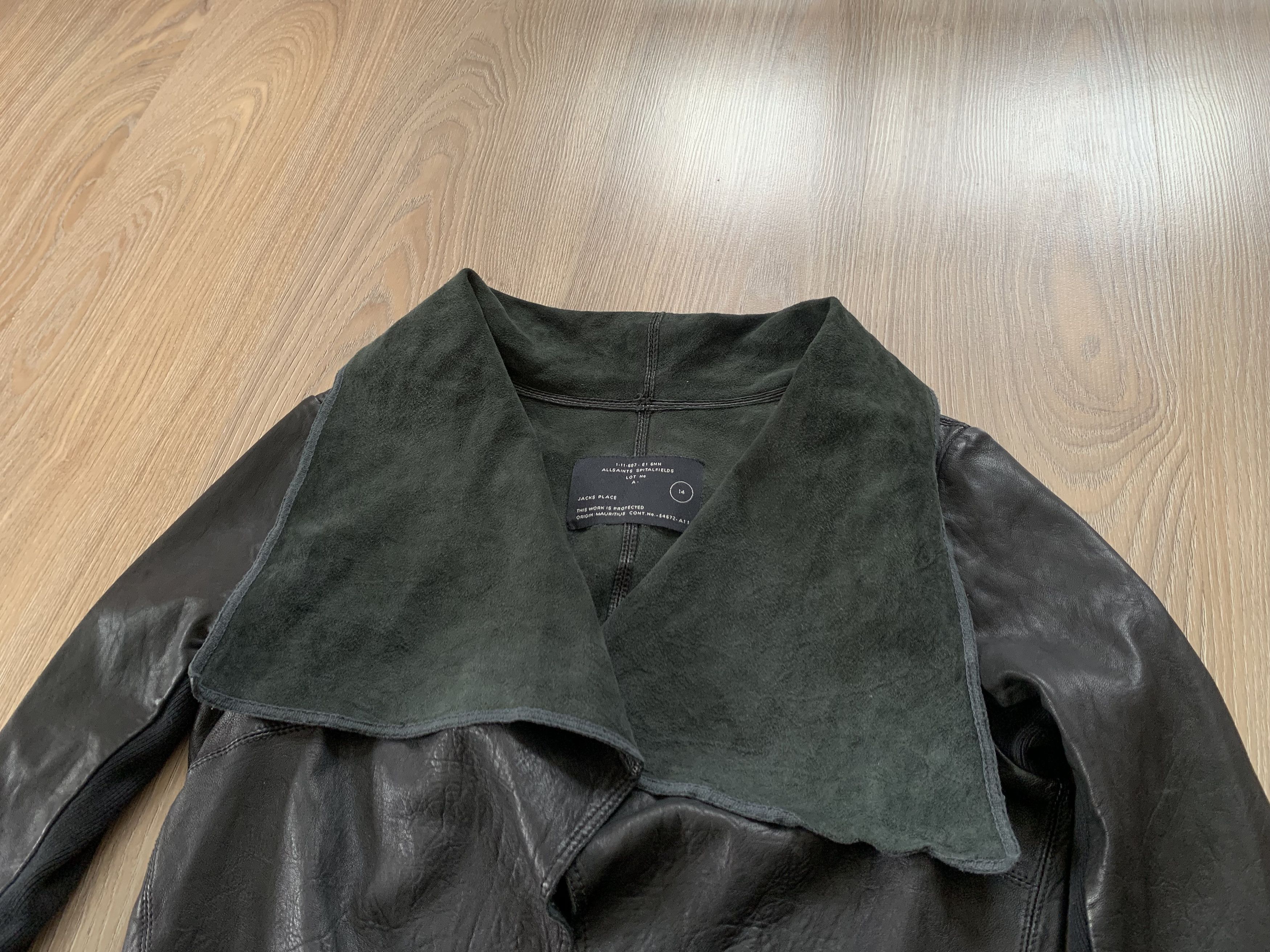 Allsaints Allsaints Waterfall Datya Leather Jacket Size M / US 6-8 / IT 42-44 - 4 Thumbnail