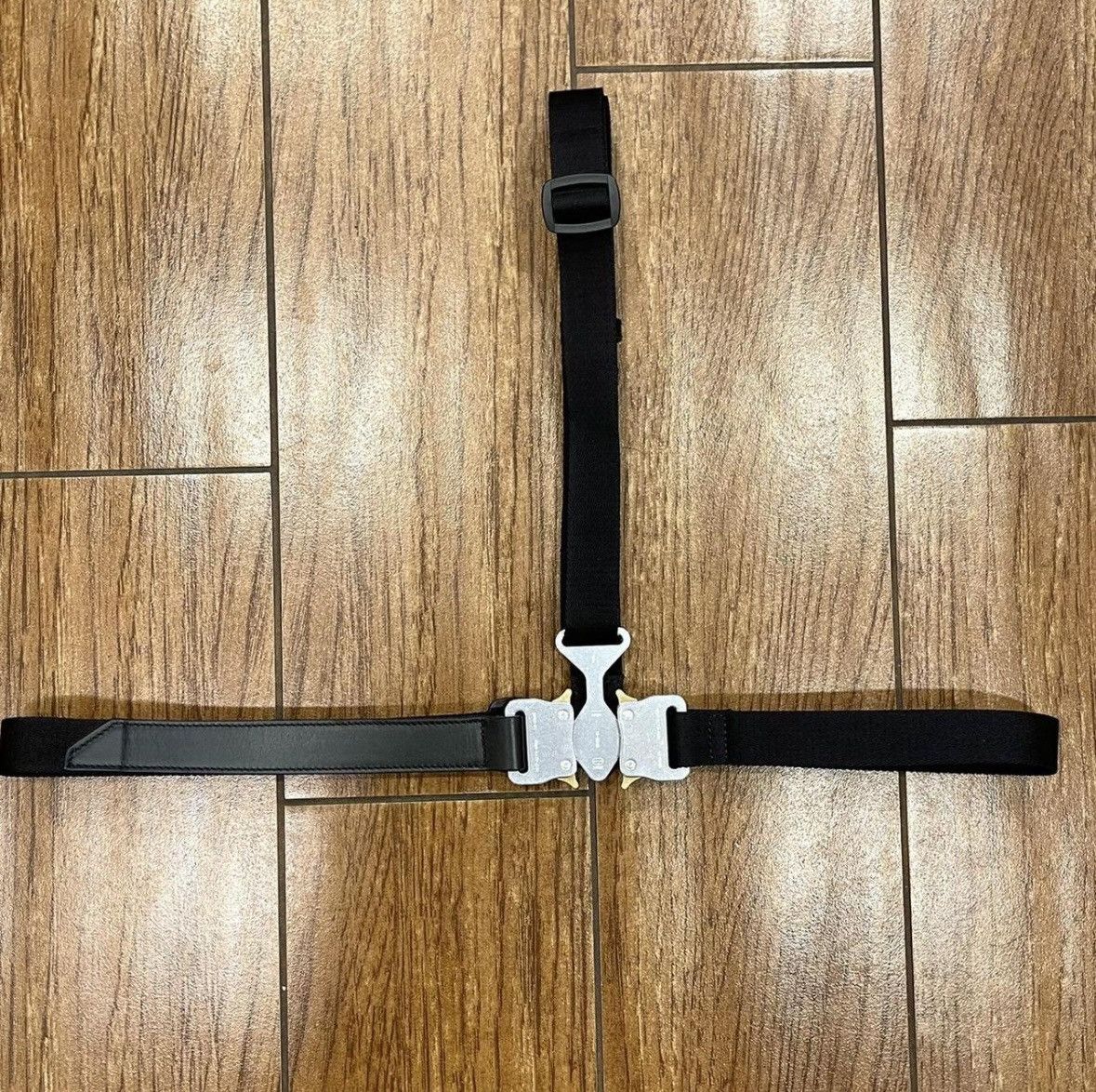 1017 Alyx 9SM Tri-Buckle Harness - Silver - Leather strap
