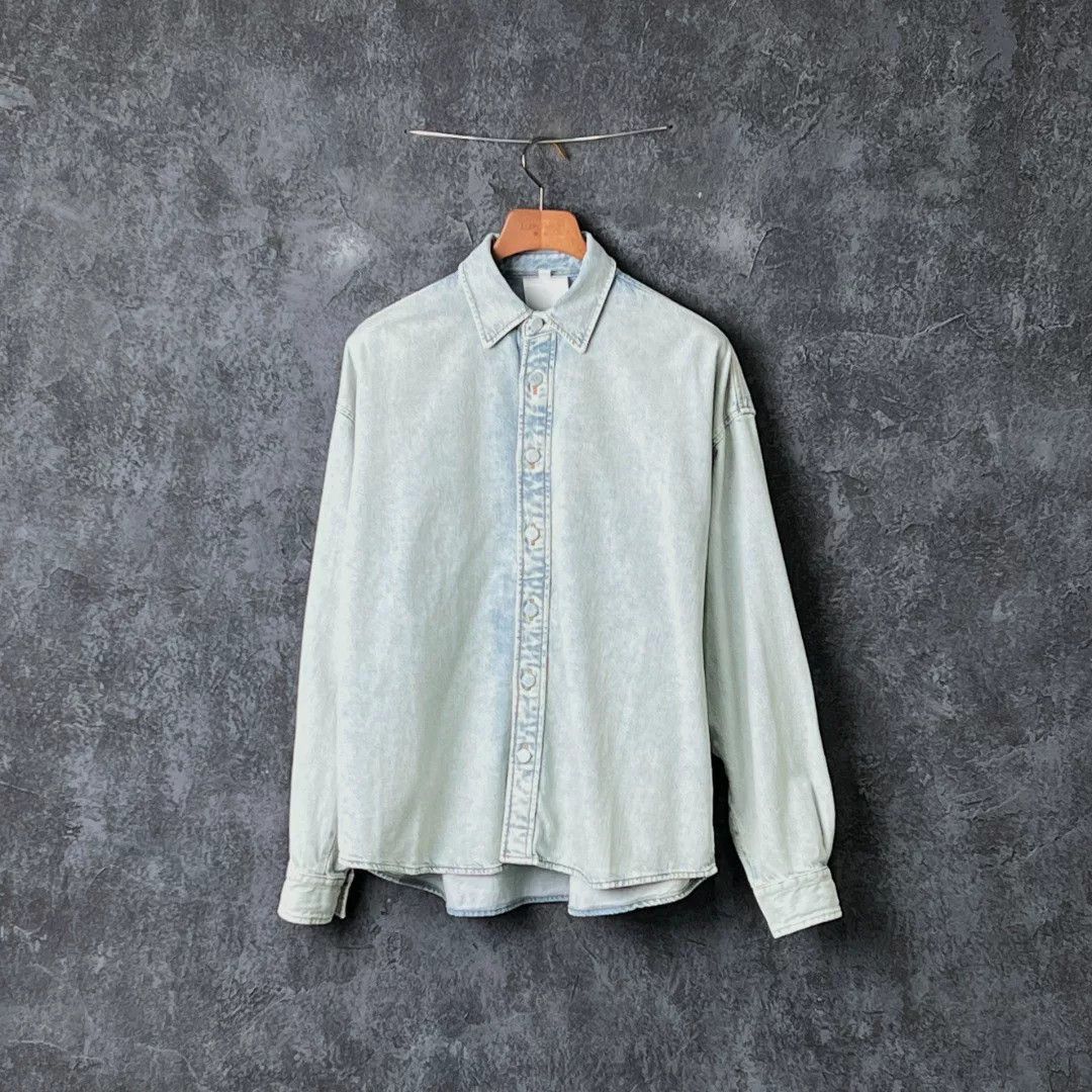Acne Studios Acne Studios Denim Cotton Blue Shirt m Men Size US M / EU 48-50 / 2 - 1 Thumbnail