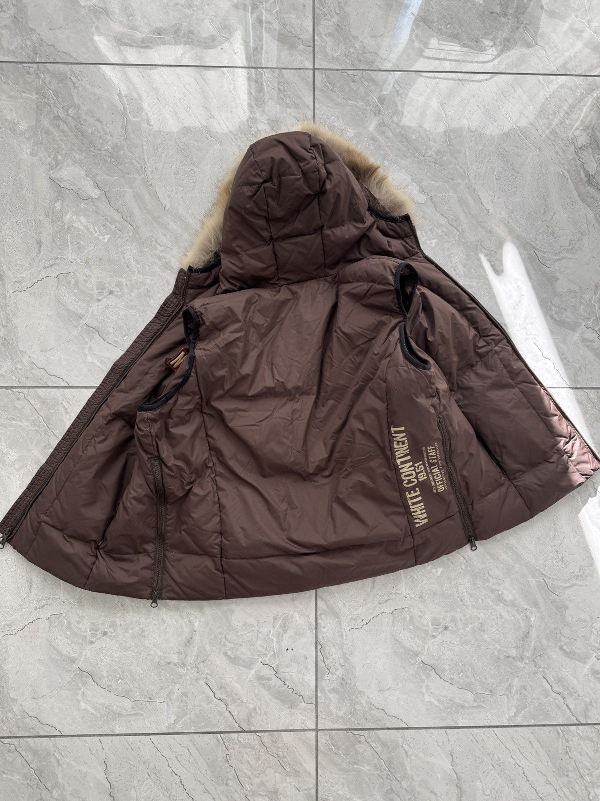 Napapijri × Vintage AW06 Napapijri Fur Expedition Experience Vest Gilet Size L / US 10 / IT 46 - 9 Thumbnail