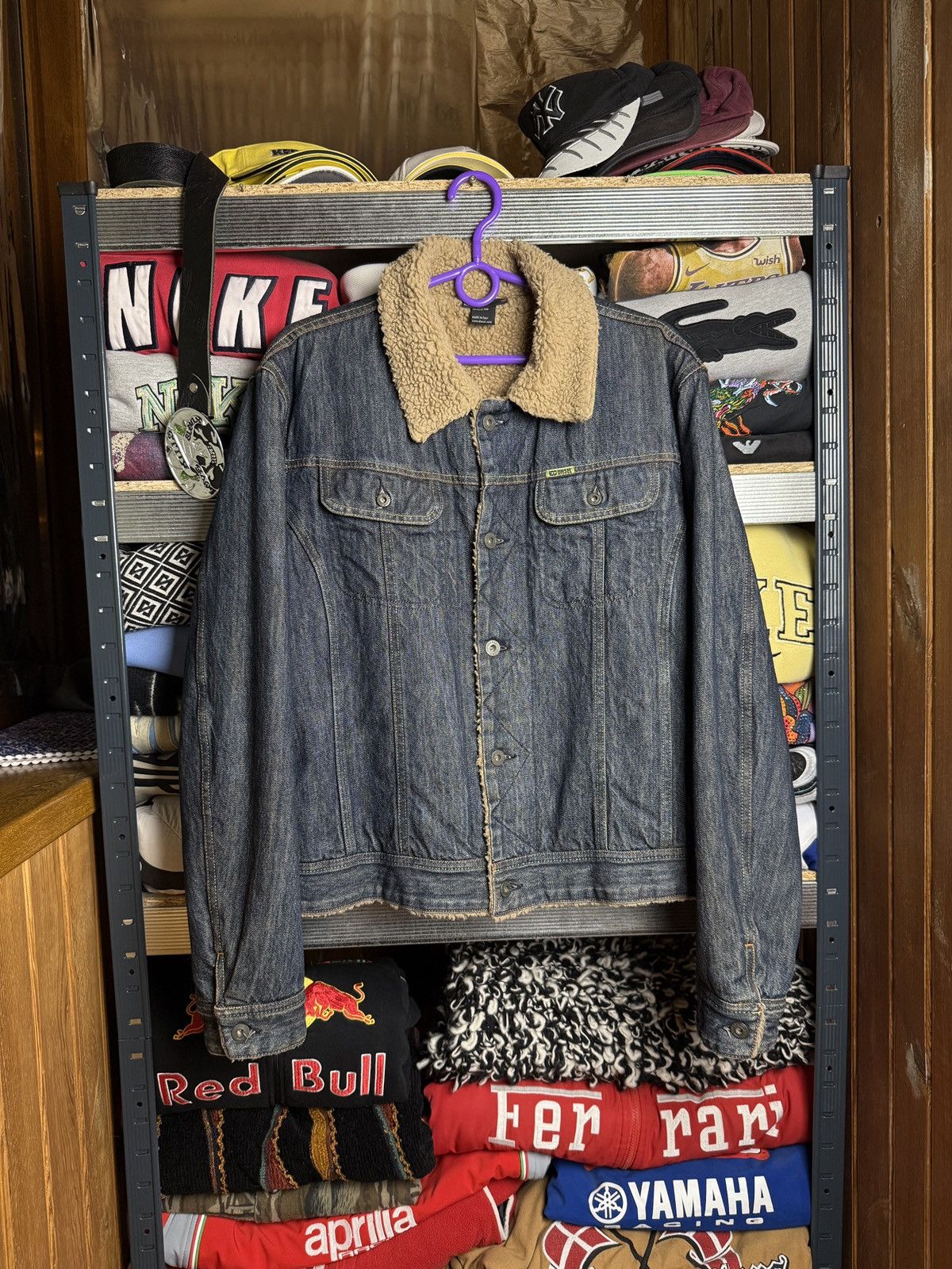Diesel Diesel Denim Sherpa Jacket Jeans Avant-Garde Japan Size US L / EU 52-54 / 3 - 1 Thumbnail