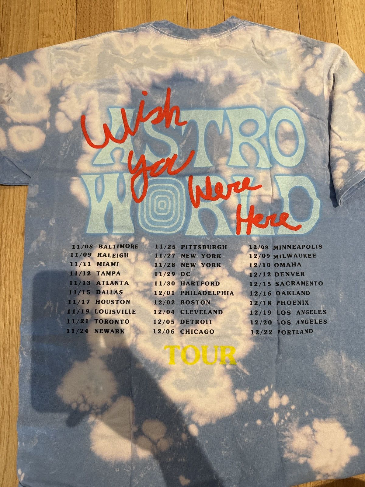 Travis Scott No Bystanders Astroworld Tshirt Size S