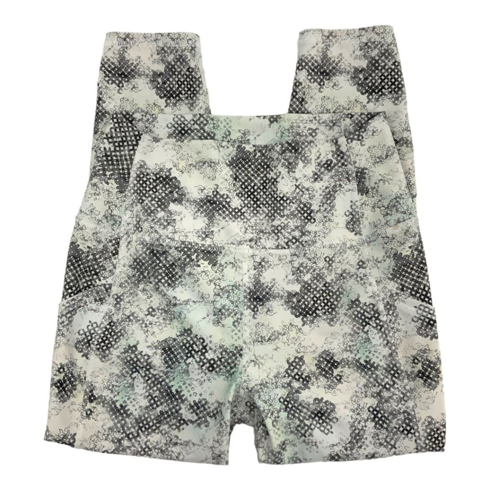 Spyder Spyder Movement White Gray Crop Leggings Size Medium Size 30" / US 8 / IT 44 - 1 Thumbnail