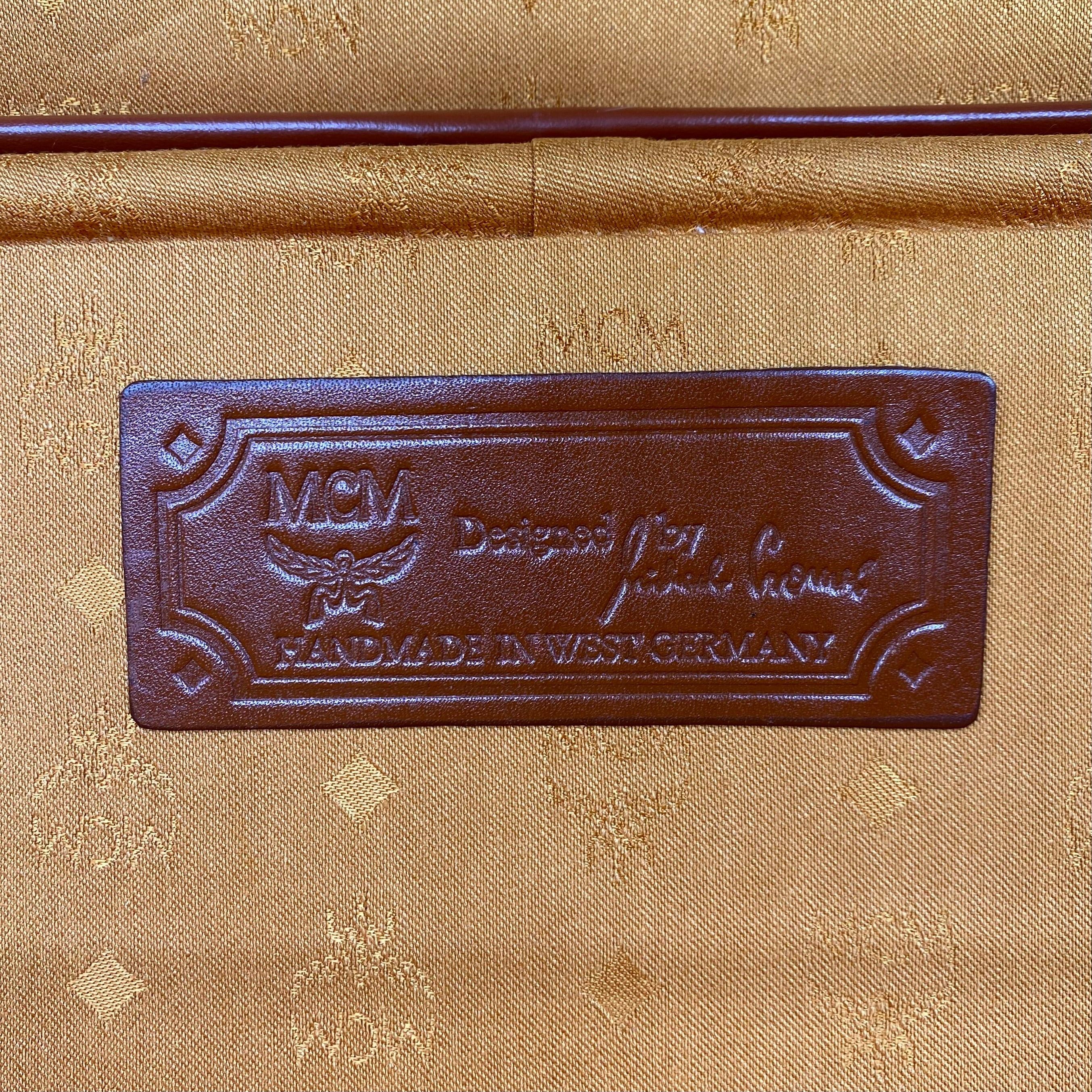 MCM Vintage MCM Visetos Trunk Case Cognac Size ONE SIZE - 12 Thumbnail