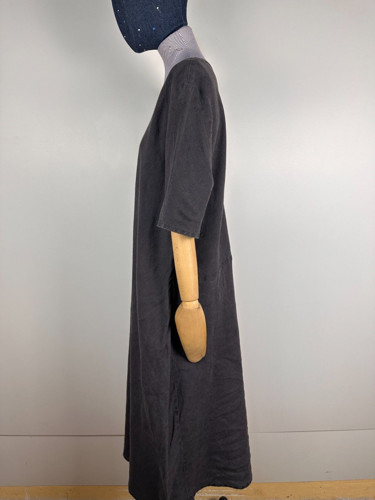 FLAX Flax GreyLinen Market Dress Long Size L Size L / US 10 / IT 46 - 5 Thumbnail