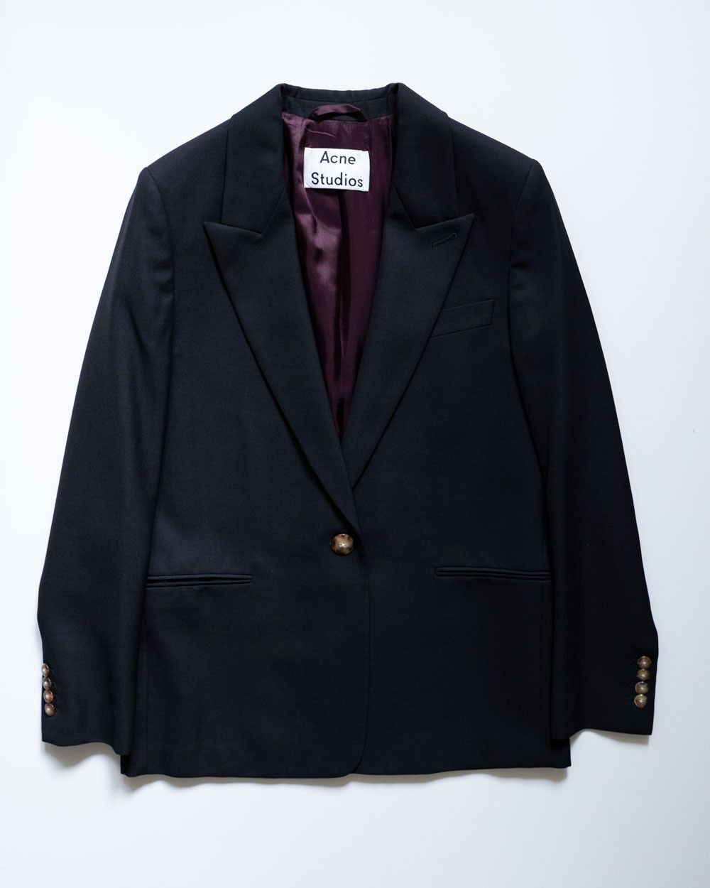 Acne Studios Acne Studios Klarah Flannel Wool Coat Size 34 Size S / US 4 / IT 40 - 2 Thumbnail