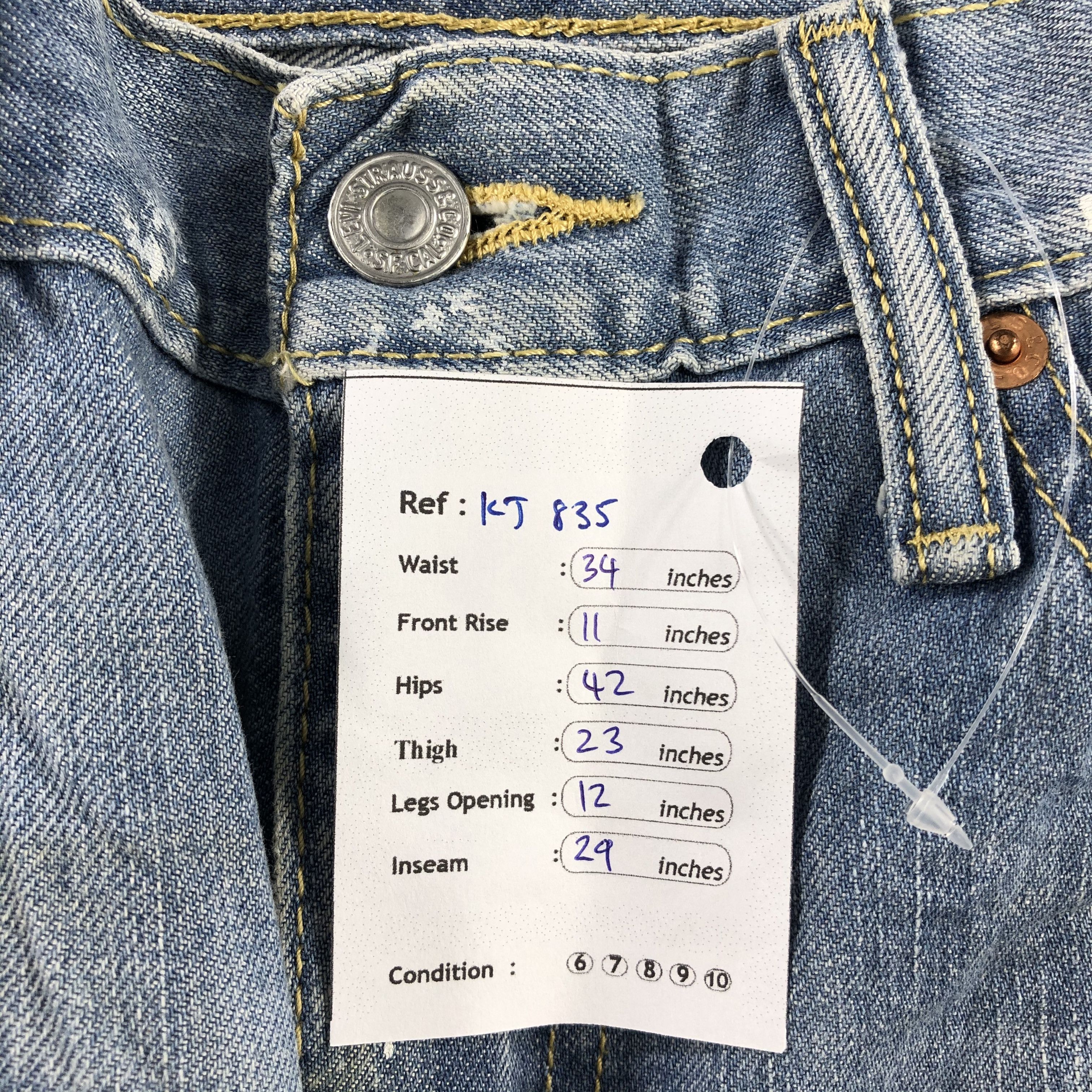 Levi's Levi's 511 Jeans Painted Denim KJ835 Size US 32 / EU 48 - 19 Thumbnail