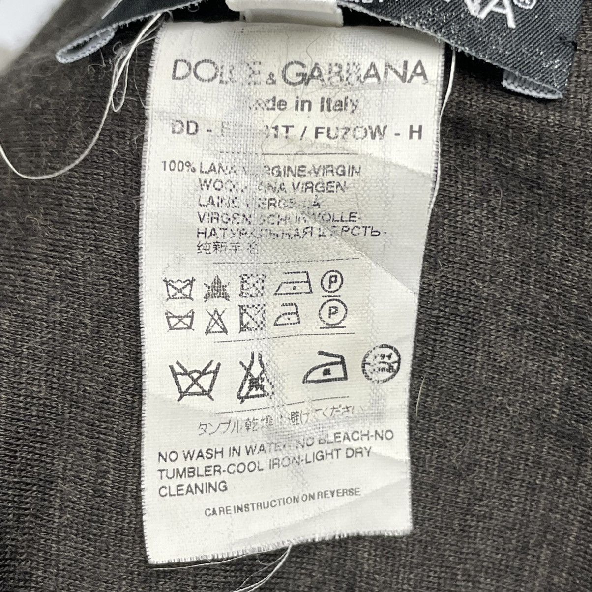 Dolce & Gabbana Dolce Gabbana Ruched Virgin Wool Dress Bodycon Midi Size S / US 4 / IT 40 - 10 Thumbnail
