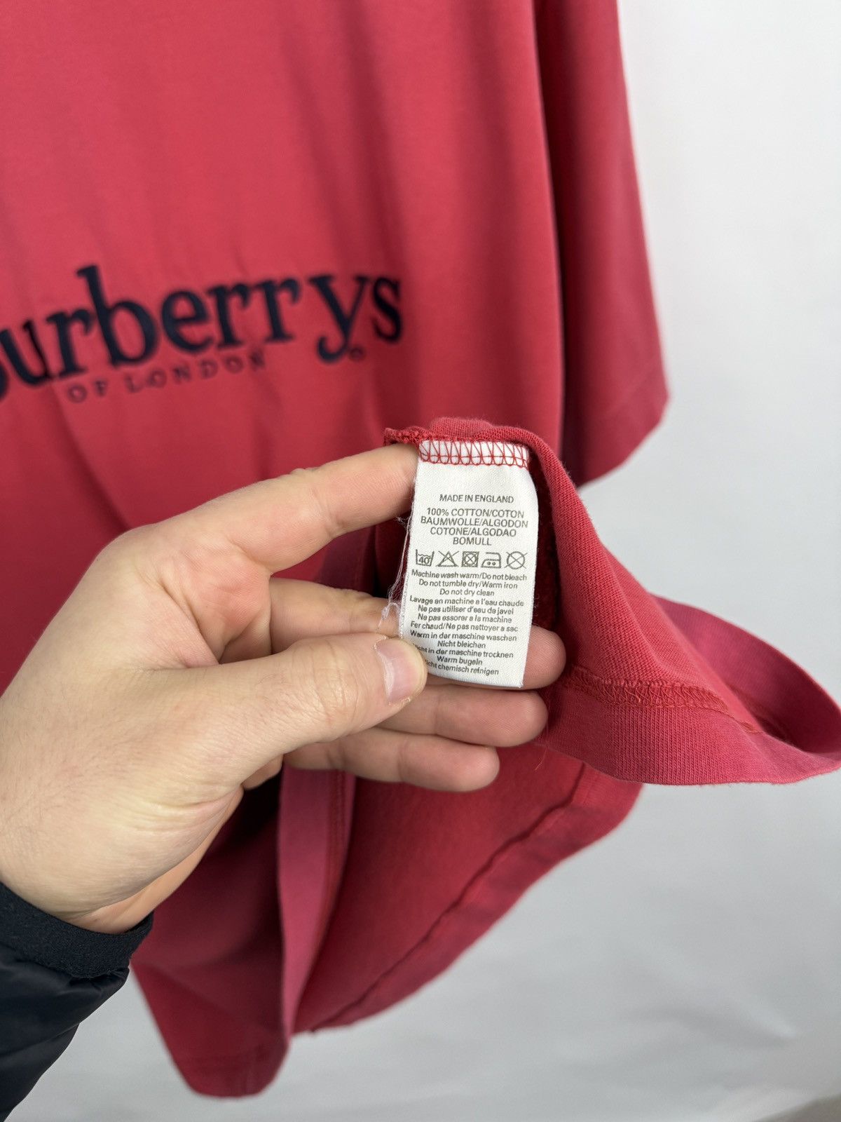 Burberry 🇬🇧 Vintage 90s Burberry London T-Shirt Retro Rare Y2K Size US L / EU 52-54 / 3 - 6 Thumbnail