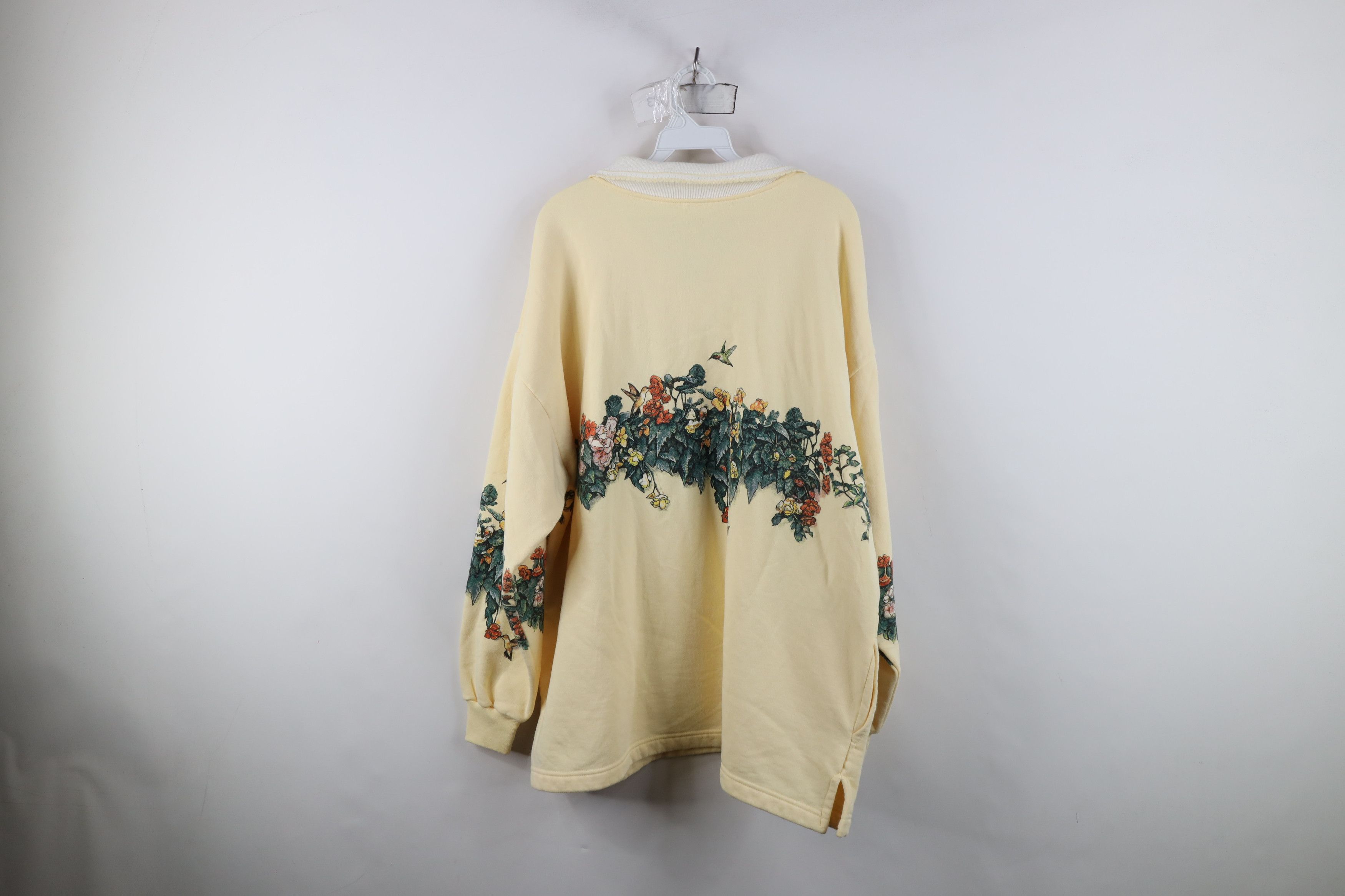 Vintage Vintage 90s Art Unlimited Cat Kitten Collared Sweatshirt US Size XL / US 12-14 / IT 48-50 - 14 Thumbnail