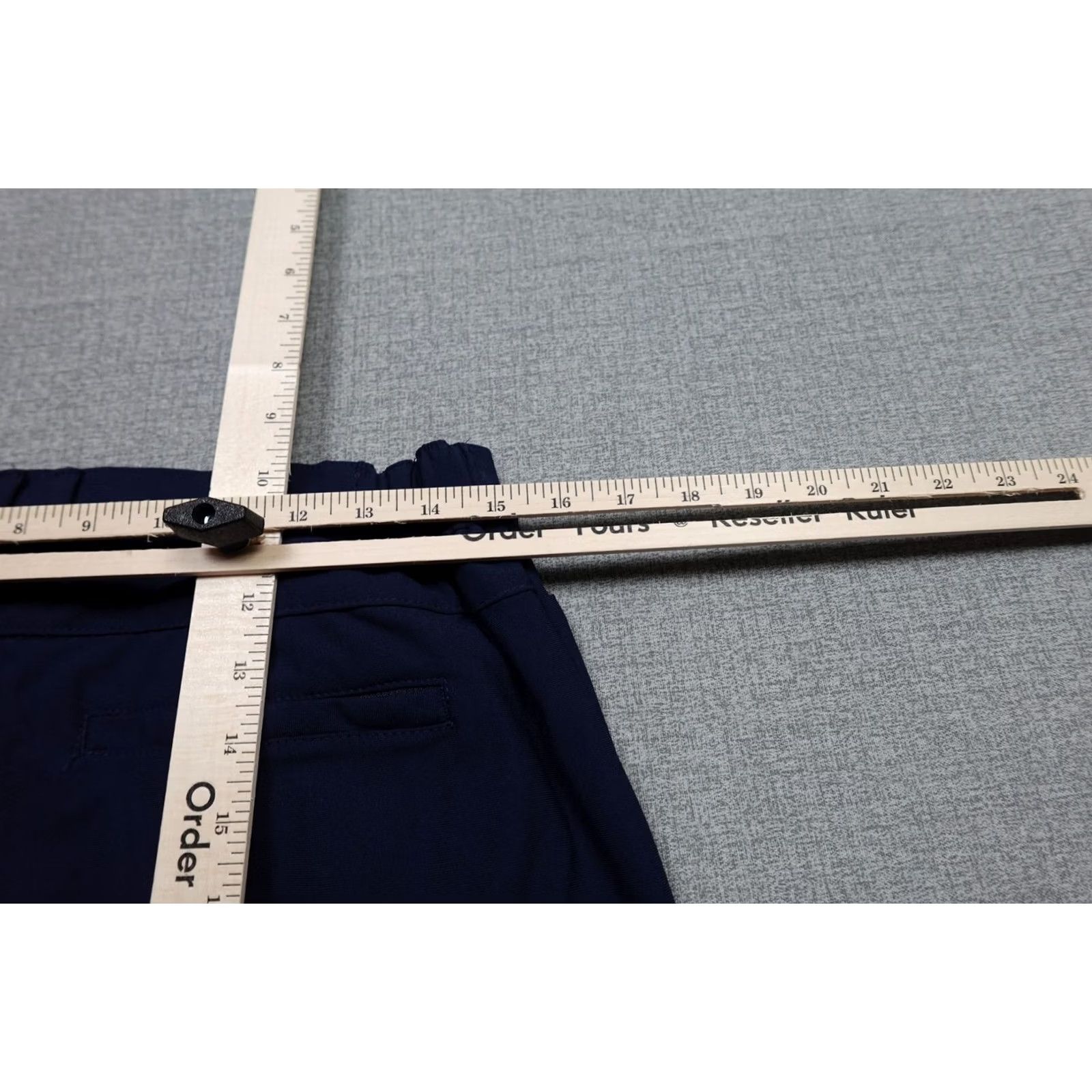 Cuts CUTS Jogger Pants Mens Large Blue 34x30 Polyester Elastic Waist Pockets Tapered Business Casual Size US 33 - 5 Thumbnail