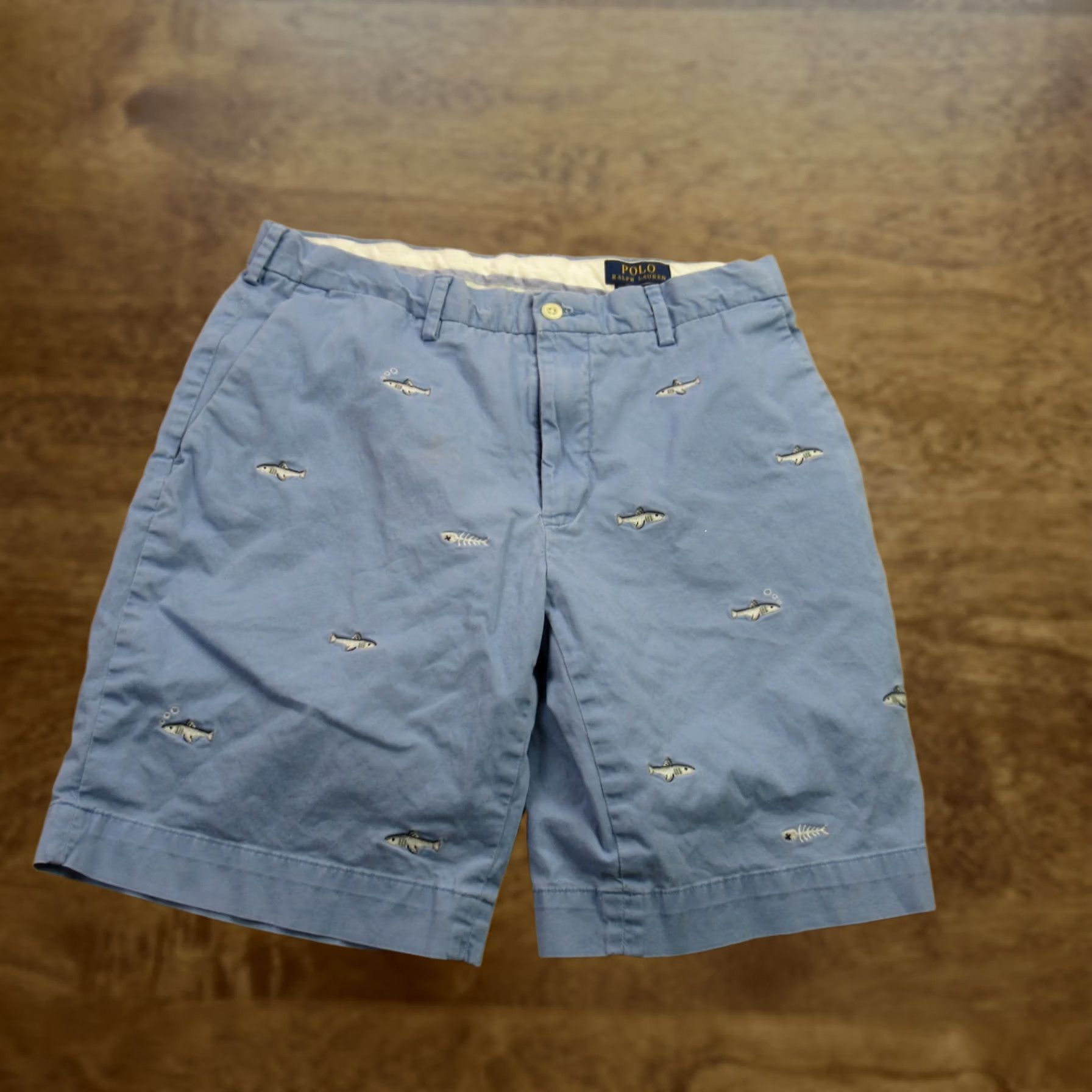 Polo Ralph Lauren Polo Ralph Lauren Shorts Mens 32 Chino Classic Fit Outdoors Stretch Blue Size US XS / EU 42 / 0 - 1 Thumbnail