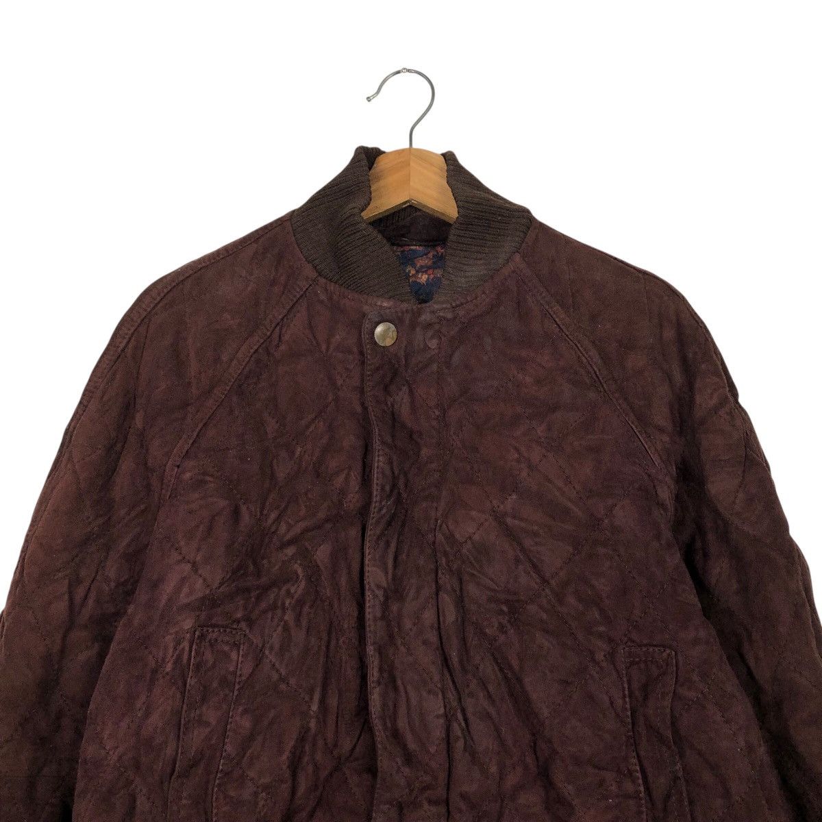 Salvatore Ferragamo 📌Vintage Genuine Leather Jacket Salvatore Ferragamo Italy Size US M / EU 48-50 / 2 - 4 Thumbnail