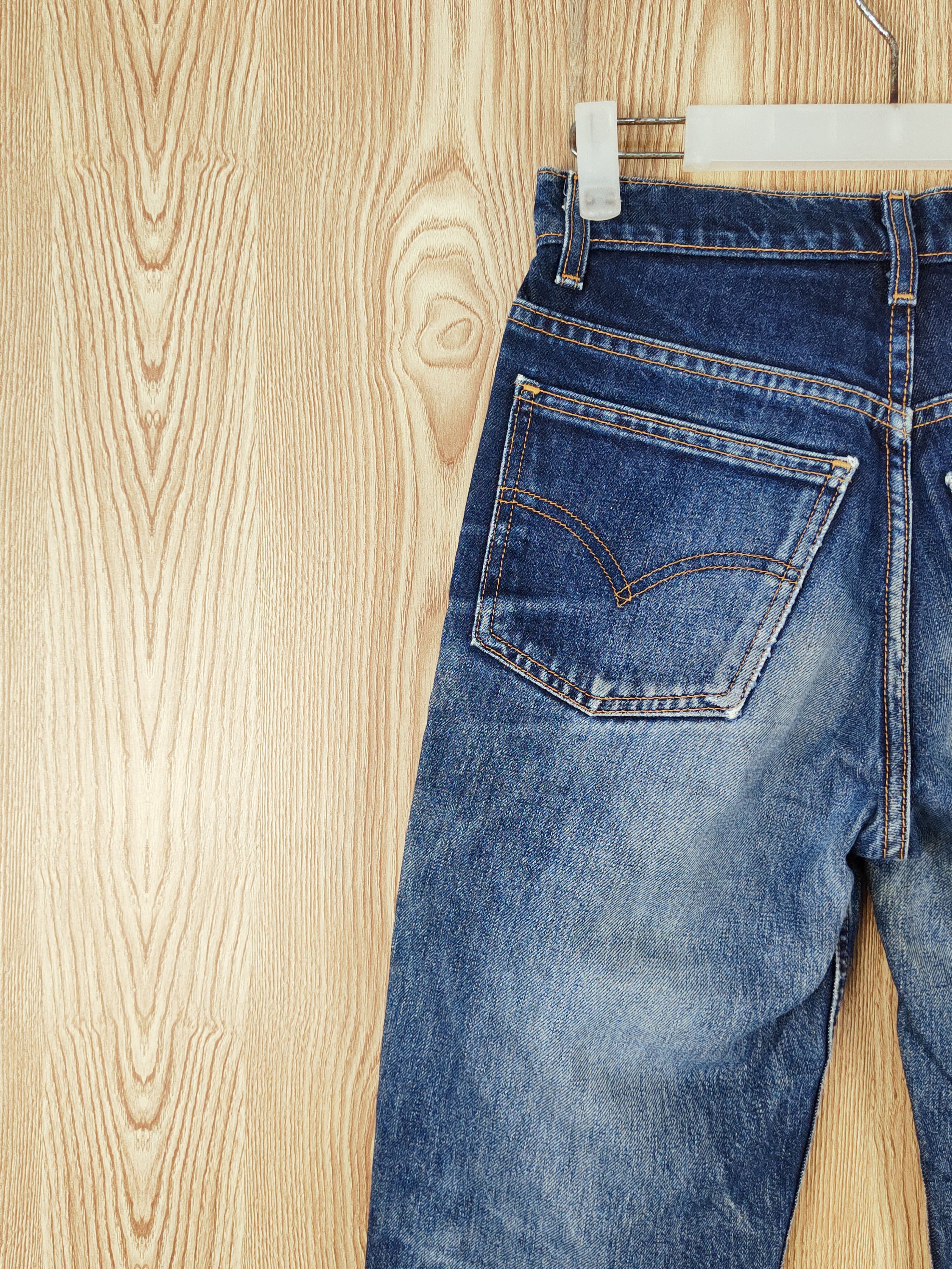 Levi's Levi's orange tag Dark Blue Distressed Ripped Jeans #W497 Size US 27 - 8 Thumbnail