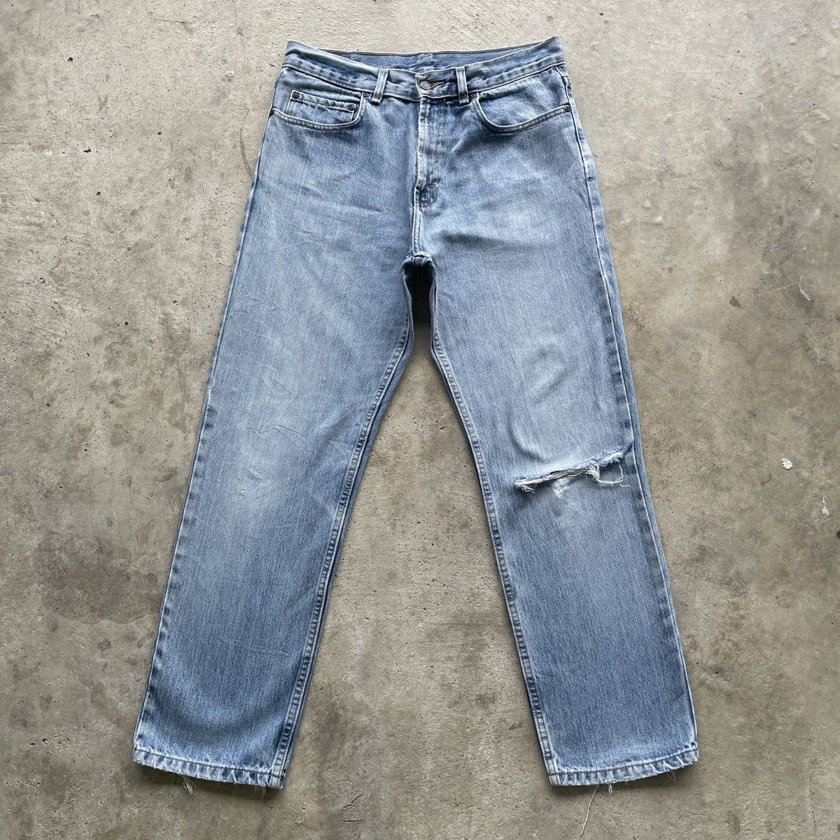 Kirkland Signature Vintage Kirkland Jeans Distressed Denim Pants Faded W32x30 Size US 32 / EU 48 - 1 Thumbnail