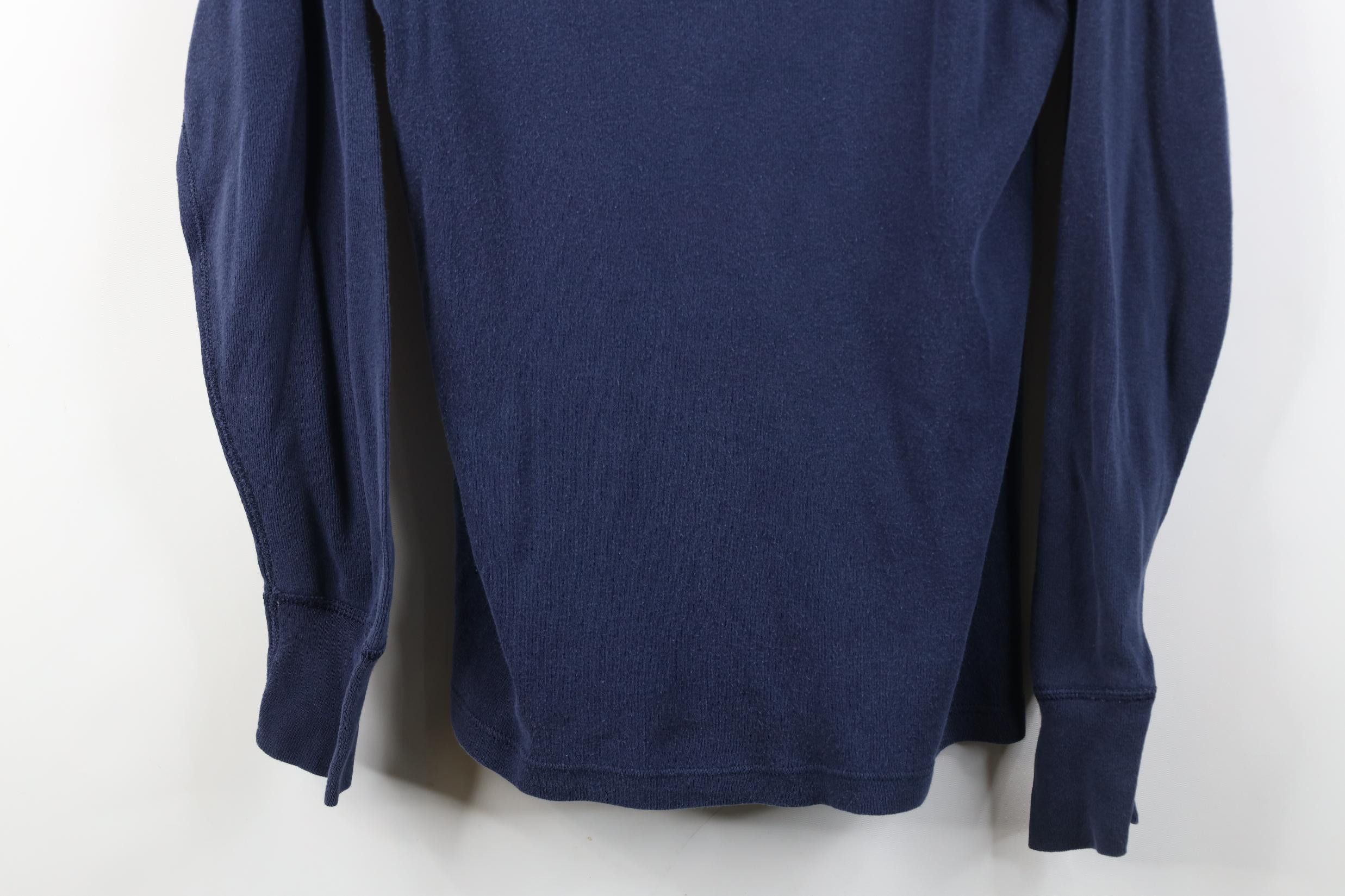 Vintage Vintage 70s Streetwear Ribbed Knit Thermal Henley T-Shirt Size US L / EU 52-54 / 3 - 3 Thumbnail