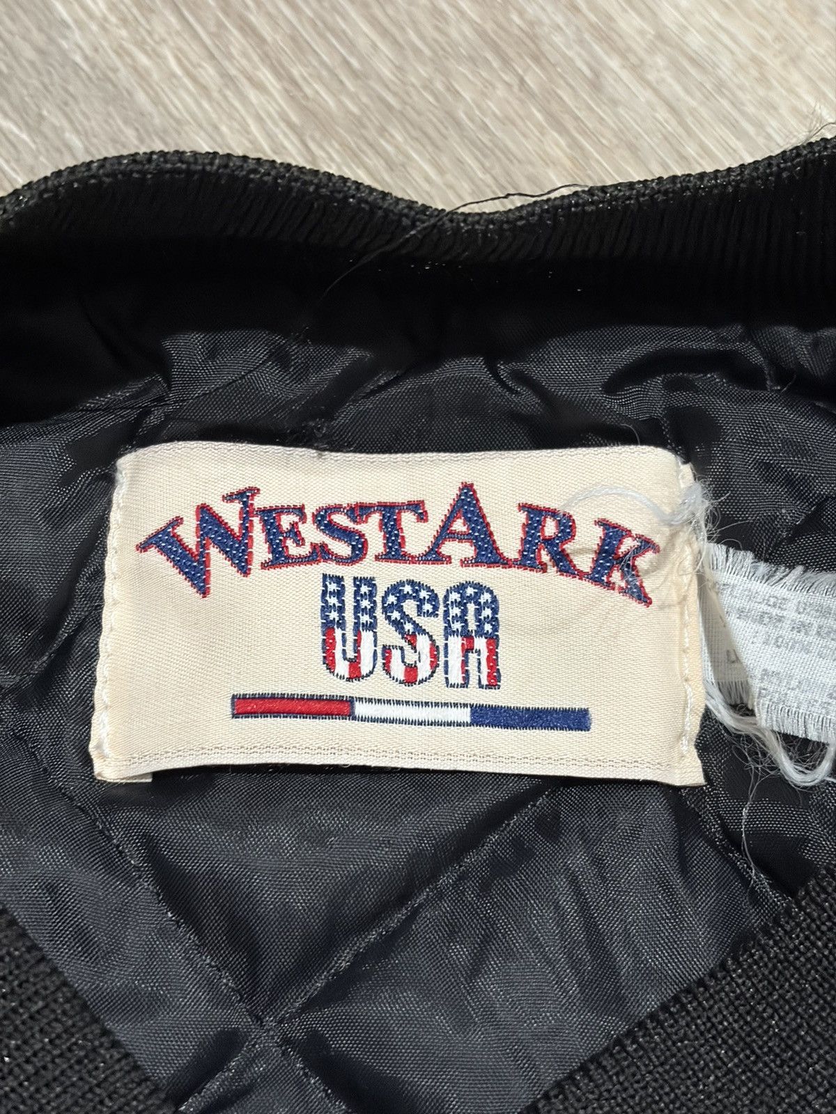 Vintage Vintage Westark USA Nabholz Safe Camo Quilted Bomber Jacket Size US XL / EU 56 / 4 - 7 Thumbnail