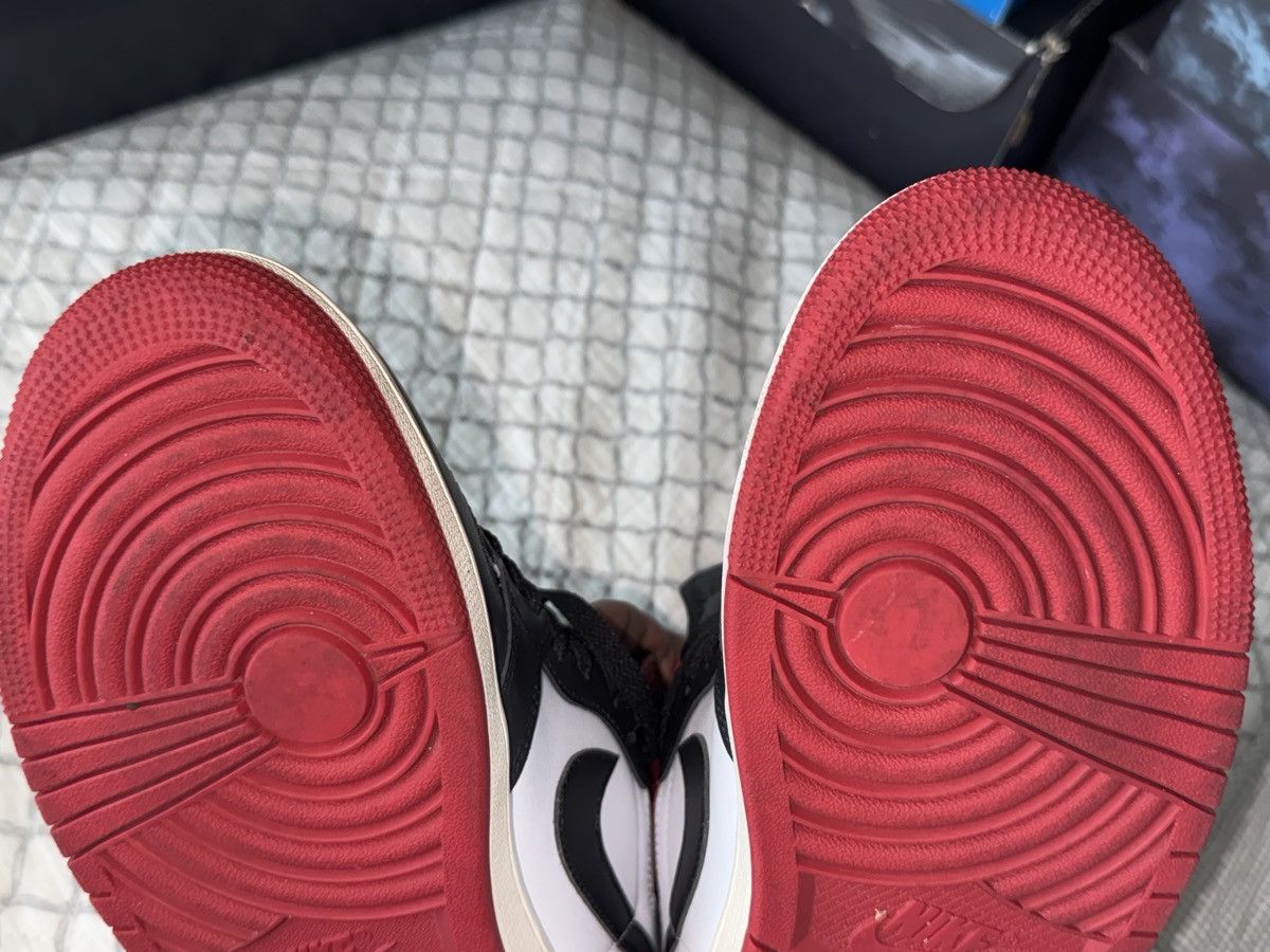 Jordan Brand Air Jordan 1 Retro High OG ‘ Black Toe Reimagined ’ Size US 9 / EU 42 - 7 Thumbnail