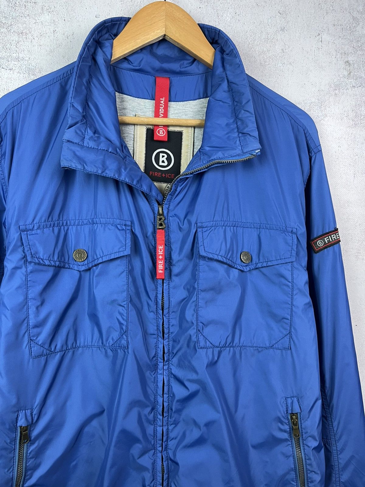 Bogner Bogner Fire + Ice Nylon Full Zip Casual Windbreaker Jacket Size US L / EU 52-54 / 3 - 3 Thumbnail