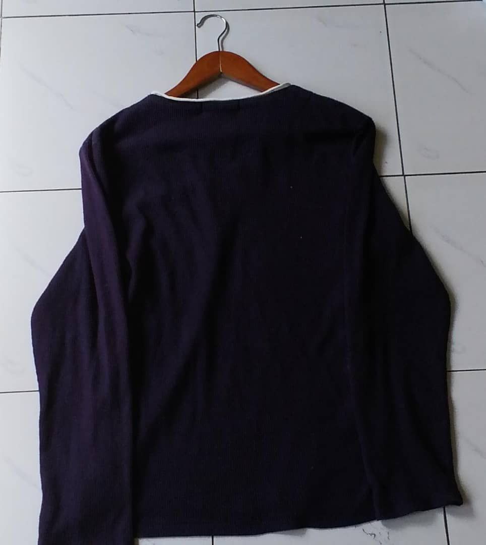 Homespun Knitwear Vintage Sevenday Sunday Purple Knitwear Size US L / EU 52-54 / 3 - 3 Thumbnail