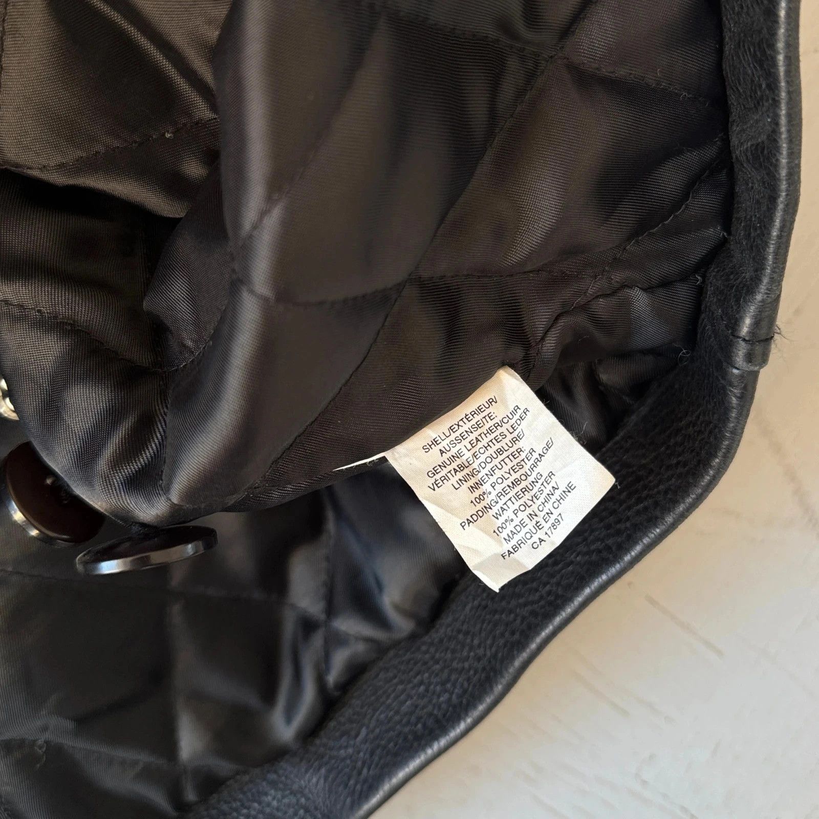 Gap Vintage 00s Gap Real Heavy Leather Collared Car Coat Size US M / EU 48-50 / 2 - 7 Thumbnail