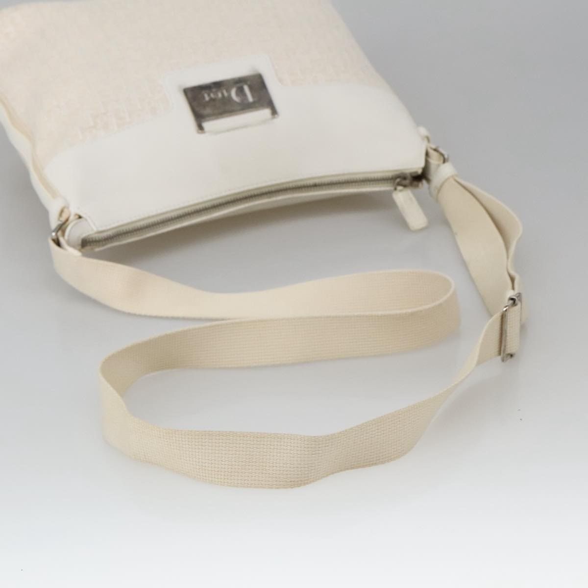 Dior DIOR Trotter Canvas Shoulder Bag White Size ONE SIZE - 7 Thumbnail