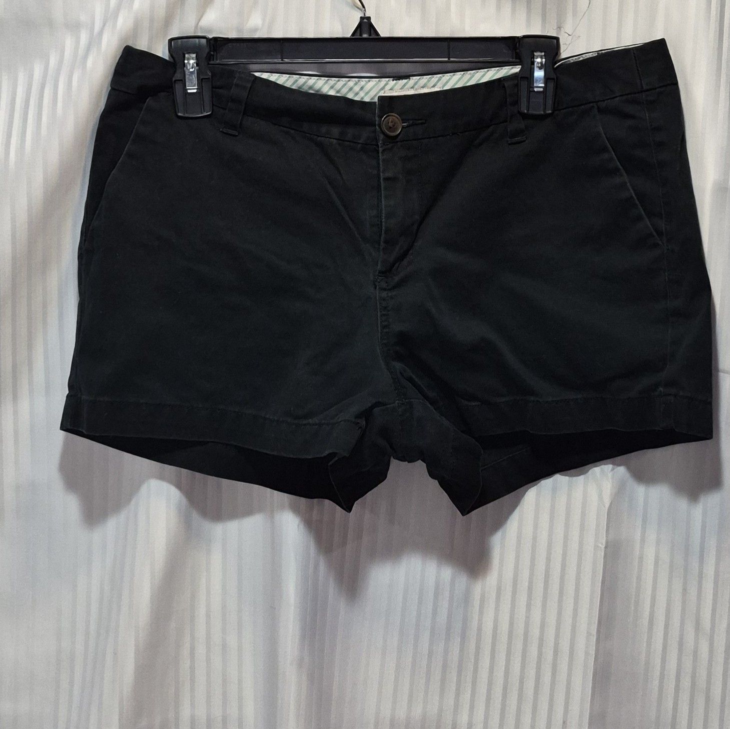 Merona Merona Size 10 Black Cotton Shorts Size 32" / US 10 / IT 46 - 2 Thumbnail