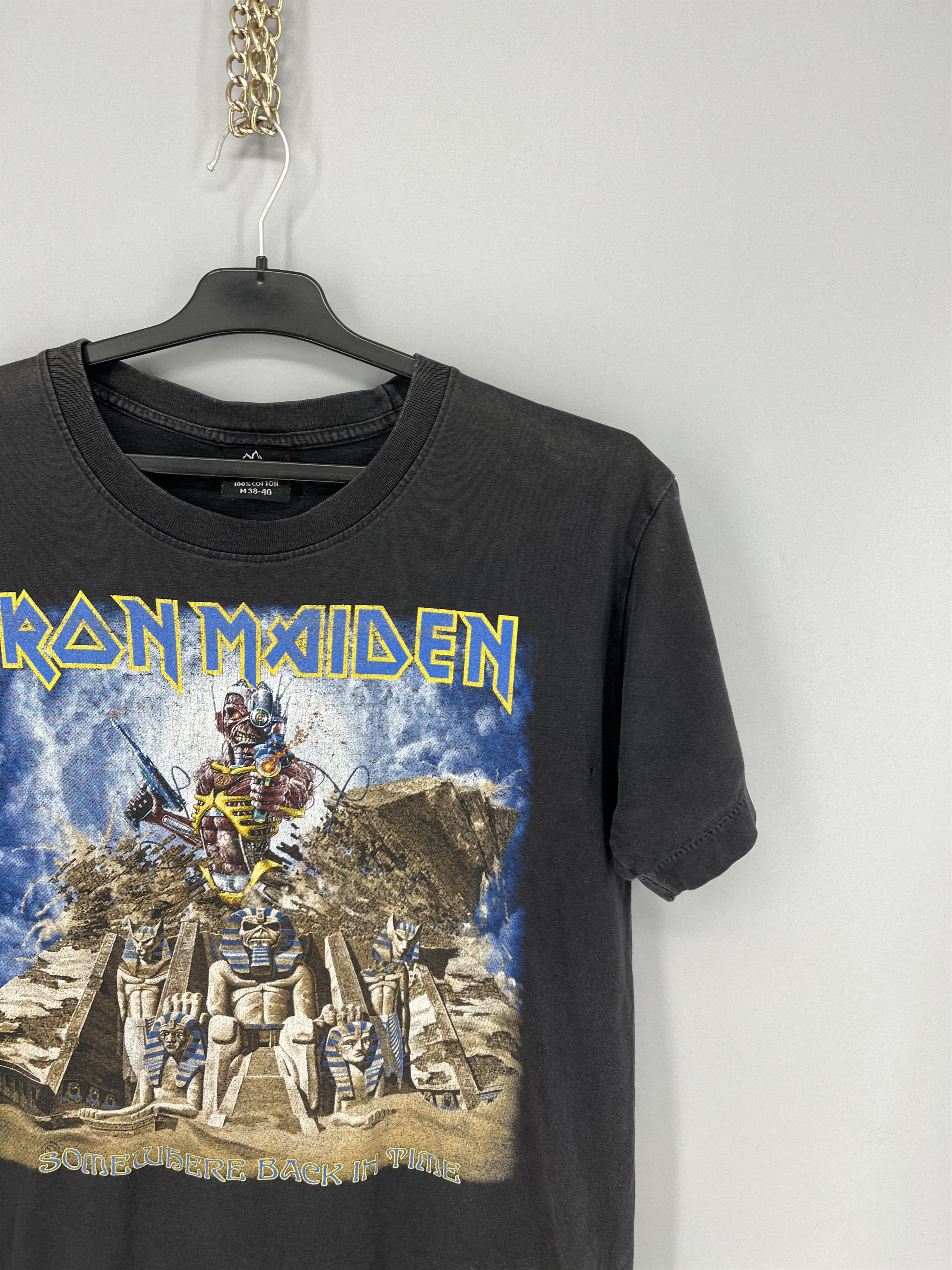 Iron Maiden Vintage Iron Maiden Double Sided Tee Vtg 90s Travis Size US M / EU 48-50 / 2 - 5 Thumbnail