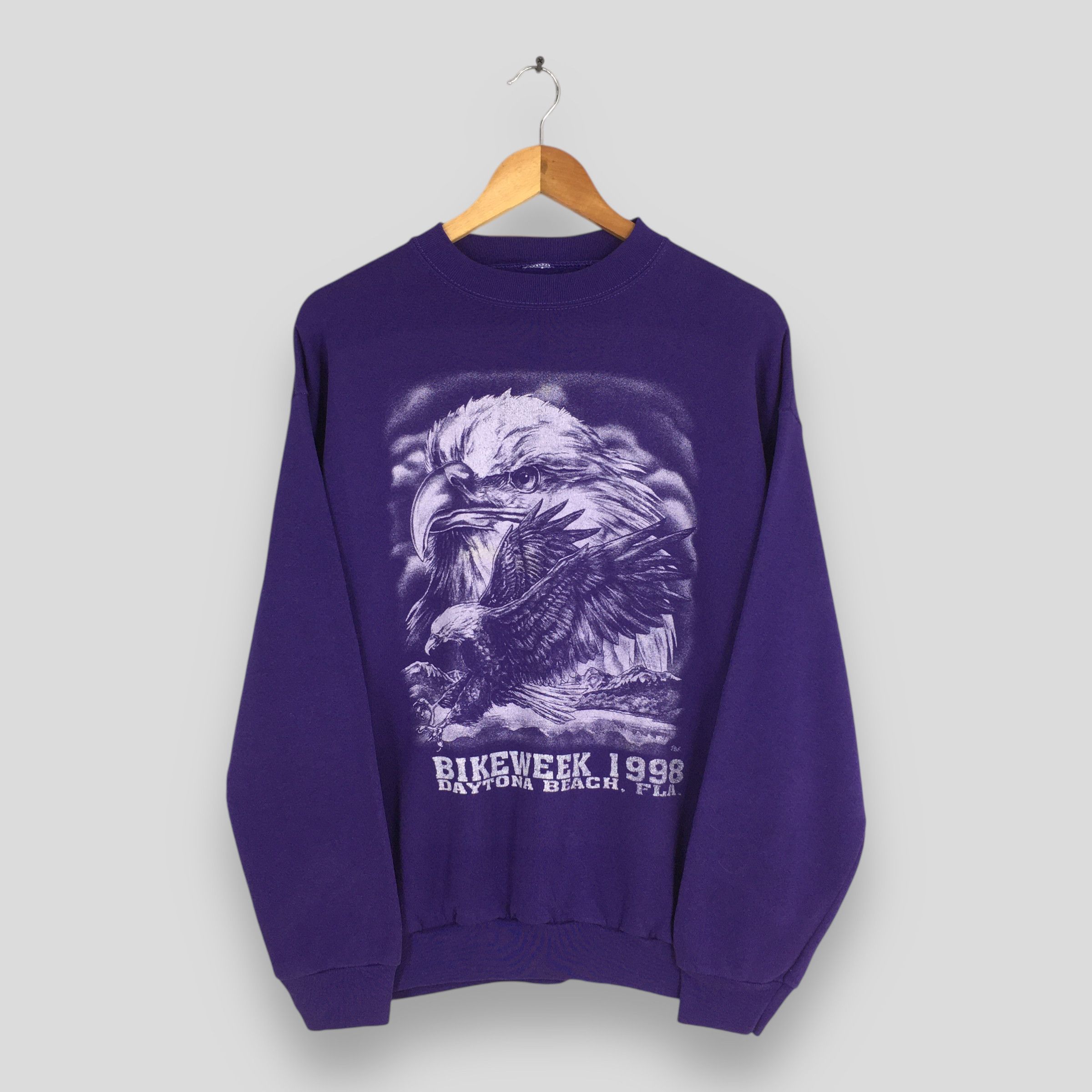 Habitat × Vintage Vintage 90s Daytona Beach Bike Week Sweatshirt Large Size US L / EU 52-54 / 3 - 1 Thumbnail