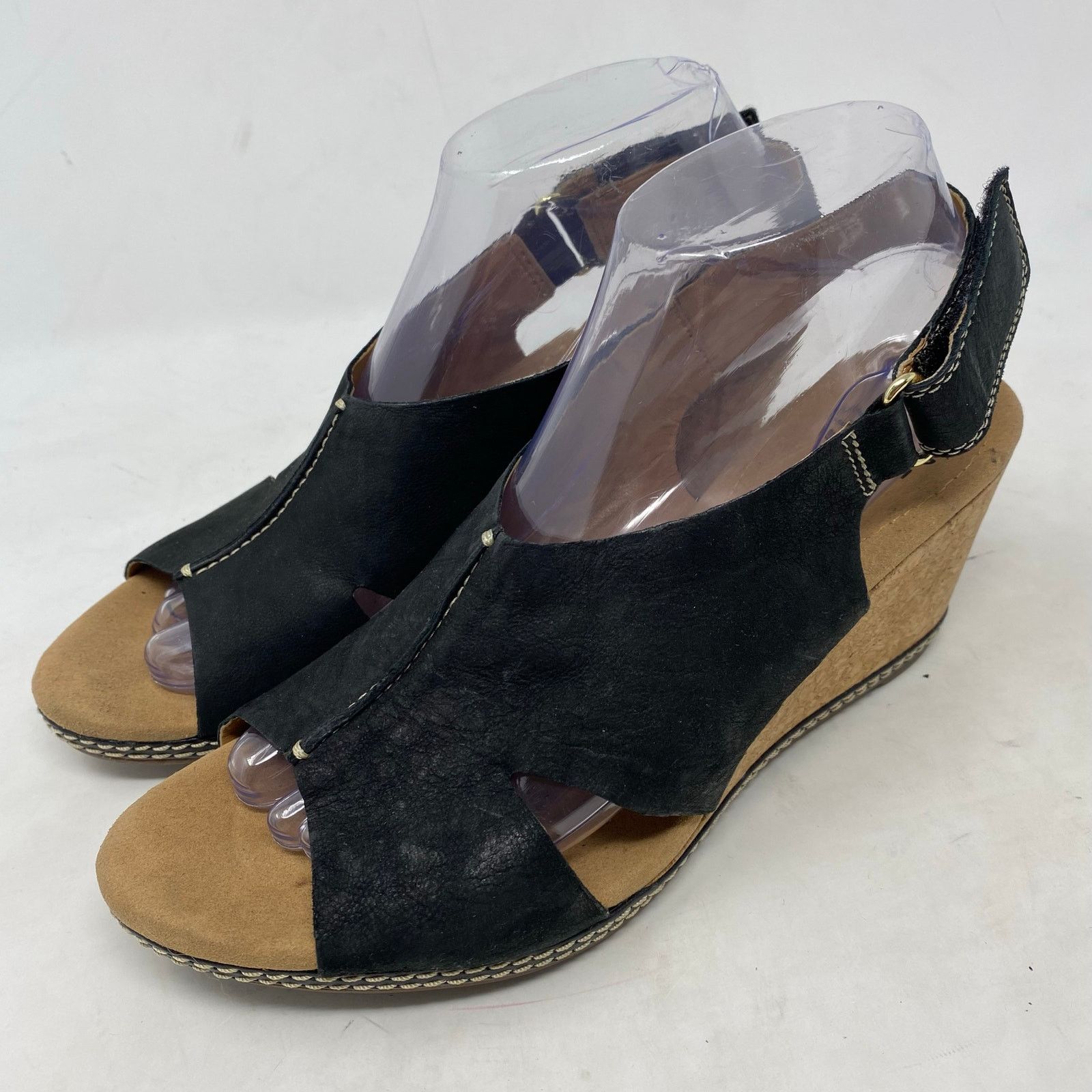 Clarks Clarks Helio Float Cushion Soft Comfort Cork Wedge Size 9 Size US 9 / IT 39 - 1 Thumbnail