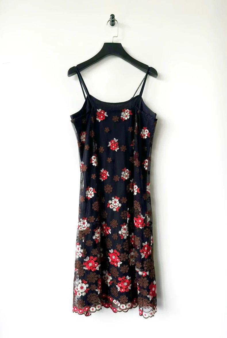 Comme des Garcons Comme Des Garcons Floral embroidered halter dress Size L / US 10 / IT 46 - 1 Thumbnail