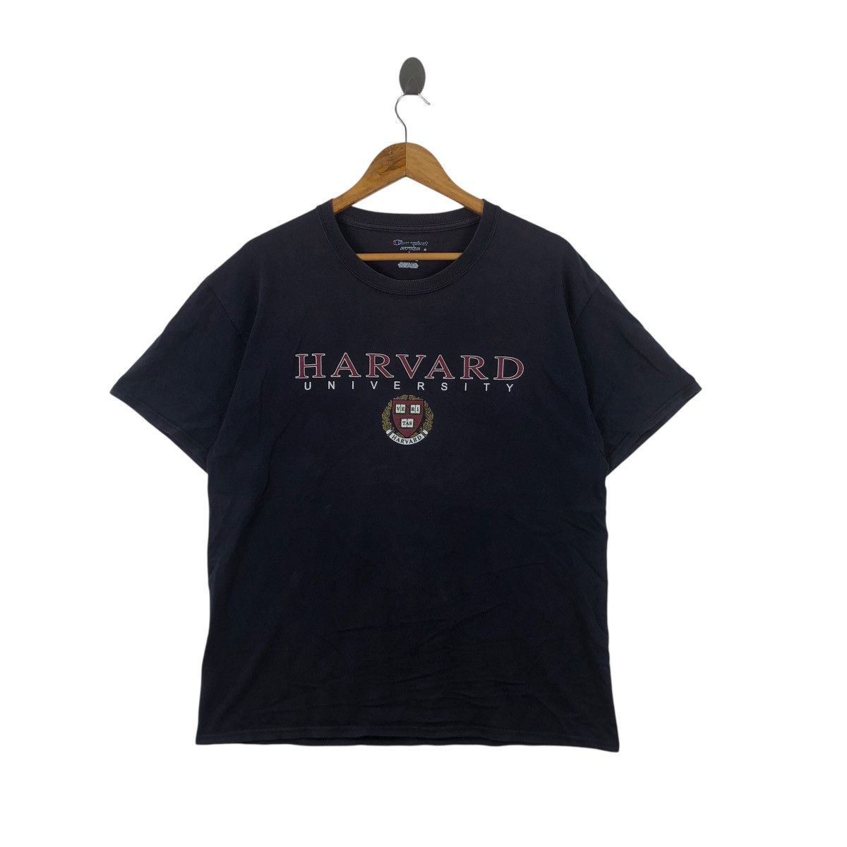 Champion Vintage CHAMPION HARVARD UNIVERSITY Ivy League Tee Shirt Top Size XL / US 12-14 / IT 48-50 - 1 Thumbnail