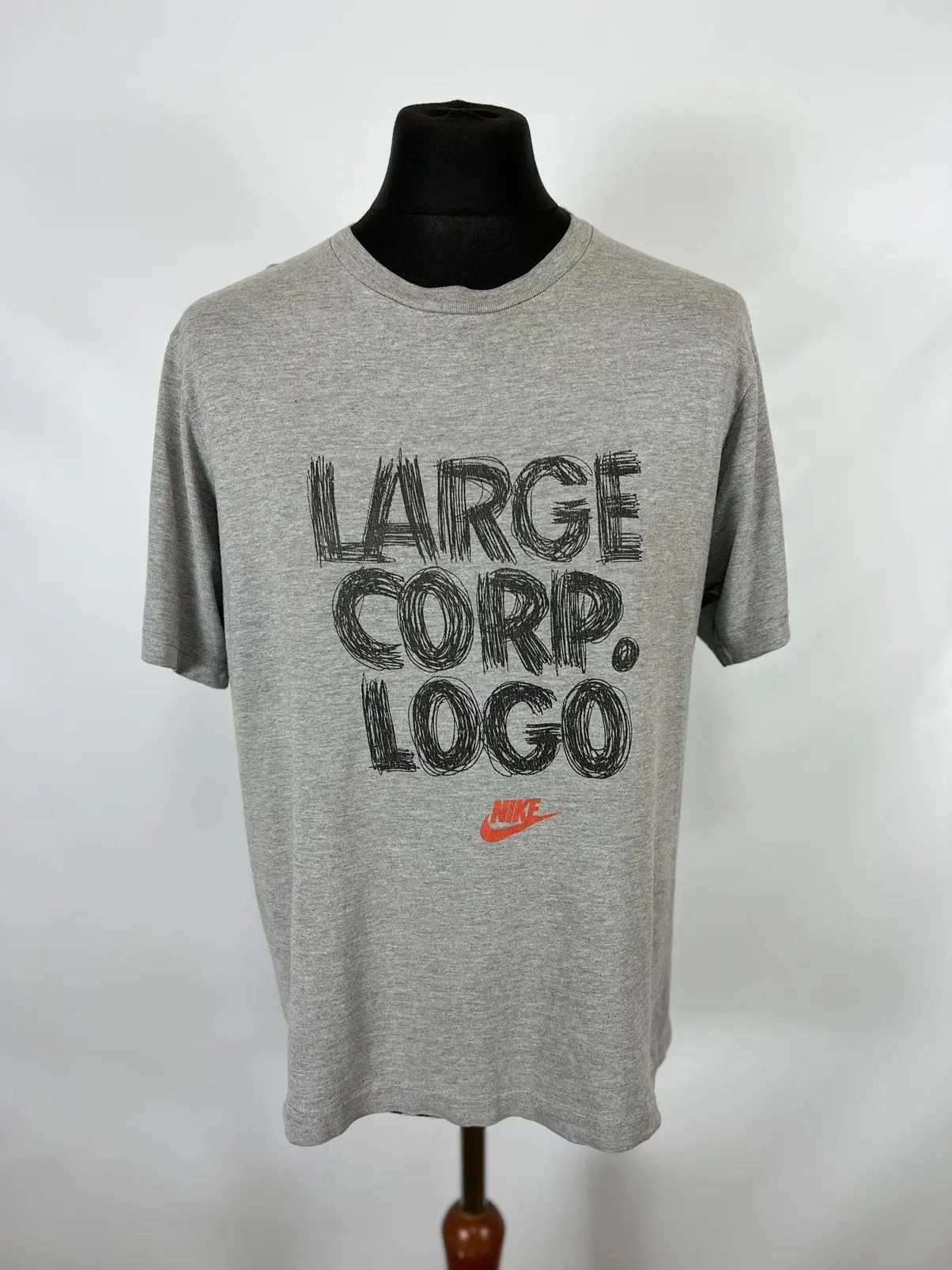 Nike × Vintage Vintage Nike big logo tee Size US L / EU 52-54 / 3 - 1 Thumbnail