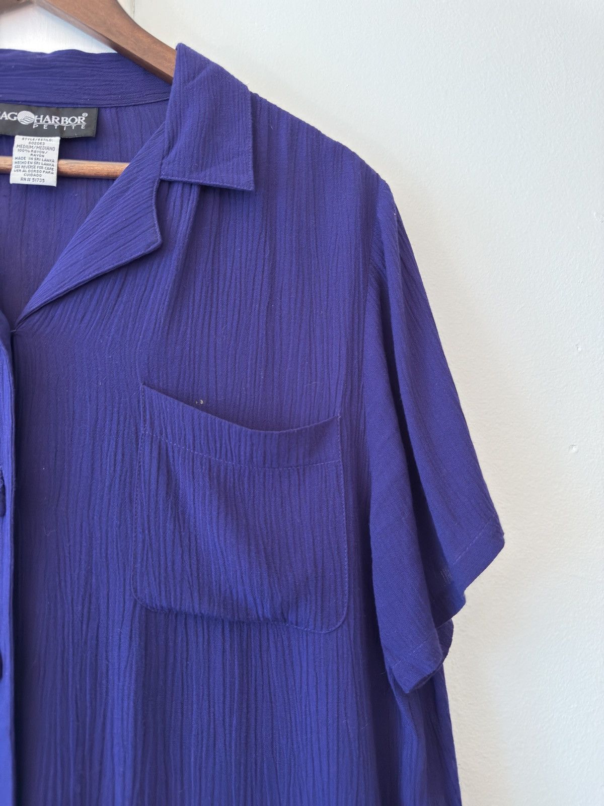 Vintage Vintage Camp Collar Saint Laurent Style Buttondown Size US M / EU 48-50 / 2 - 3 Thumbnail