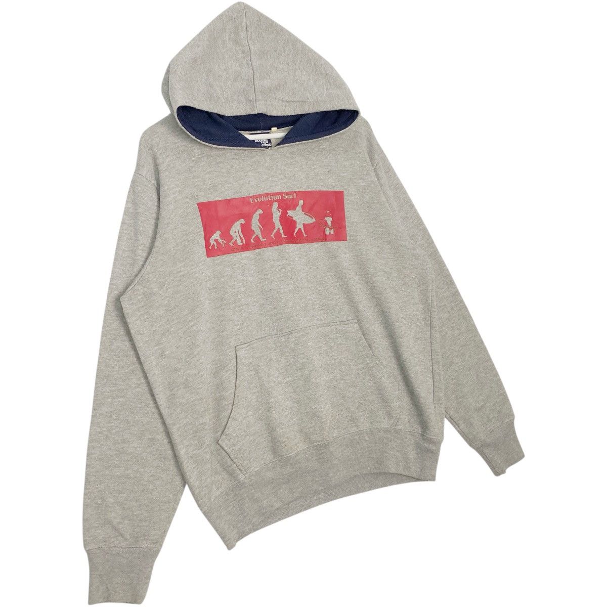 Other Vintage Evolutions Surf Hoodie Sweater Gray Size L Size US L / EU 52-54 / 3 - 3 Thumbnail