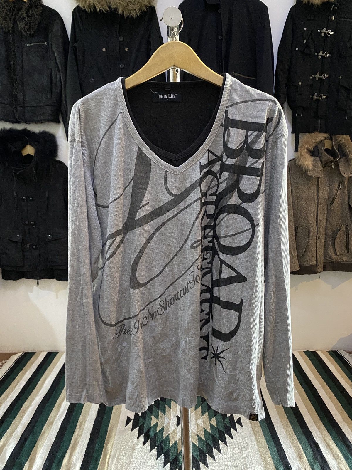 If Six Was Nine Japanese Wild Life Poem Longsleeve Tee Shirt Size US XL / EU 56 / 4 - 1 Thumbnail