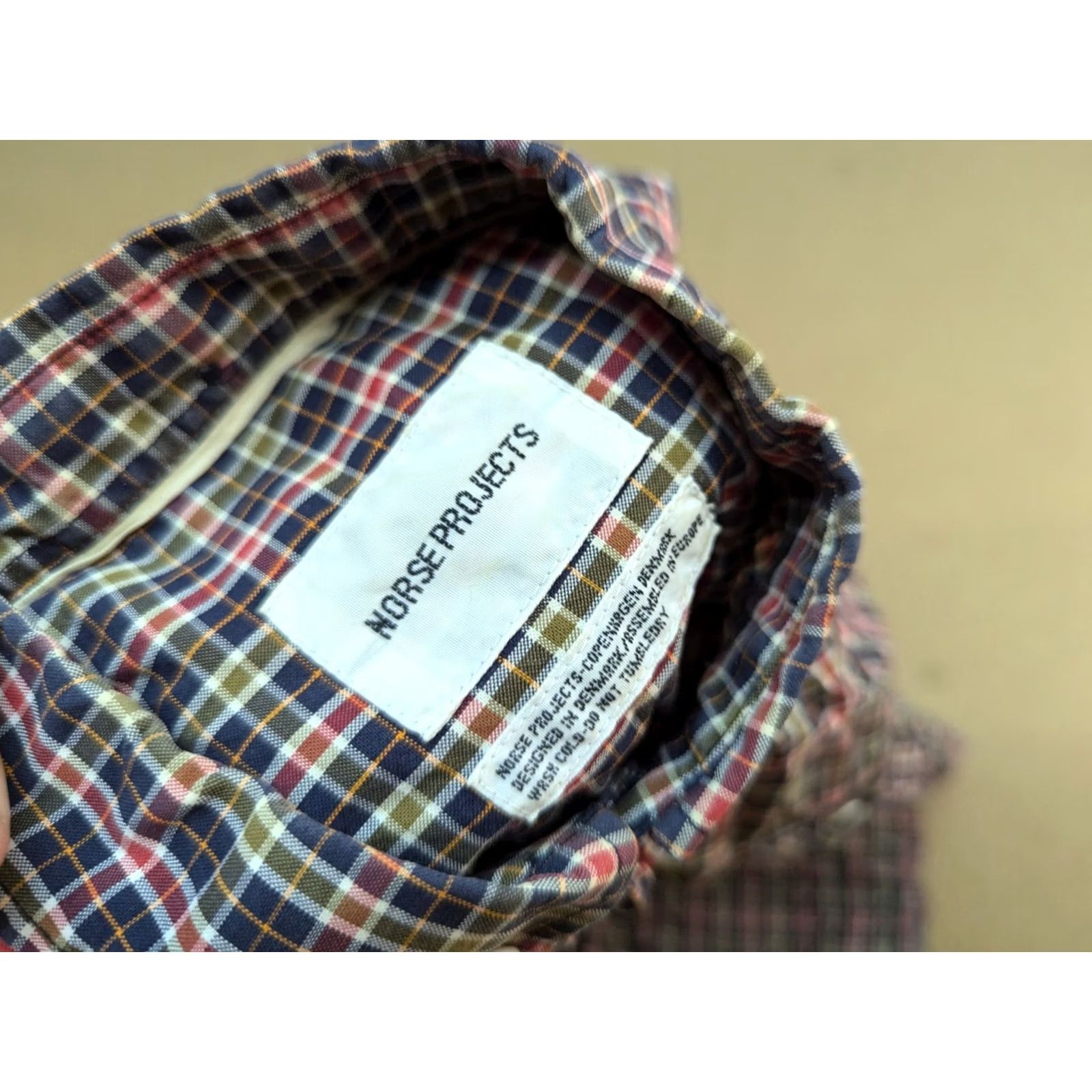 Norse Projects Norse Projects Shirt Button-Up Plaid Short Sleeve Mens Small Check Multicolor Cotton Canvas XS? Size US S / EU 44-46 / 1 - 7 Thumbnail
