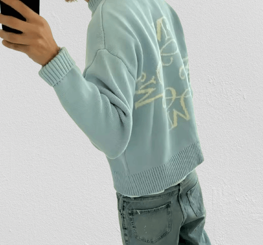 Other Streewear Trendy Y2K Retro Signature M Blue Sleeve T-shirt Size US M / EU 48-50 / 2 - 2 Thumbnail