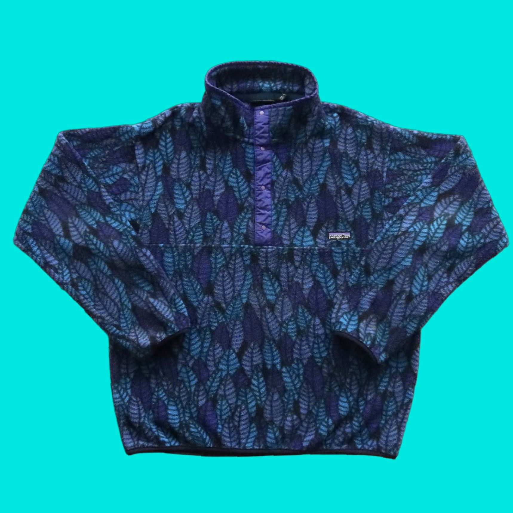 Patagonia × Streetwear × Vintage Patagonia 90s Zen Turtle Snap-T