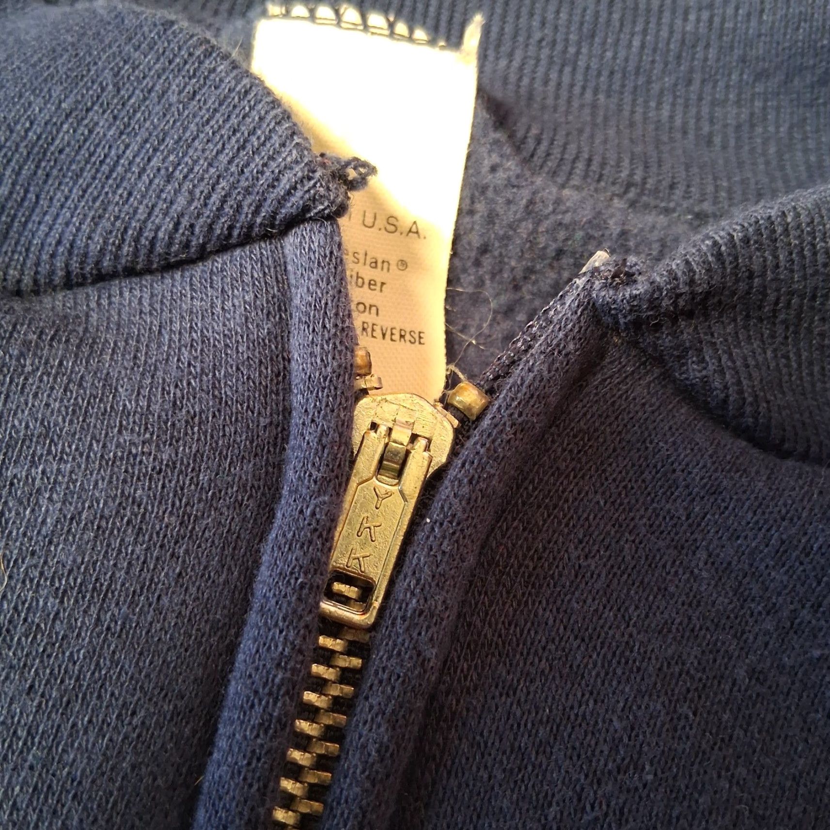 Vintage VINTAGE Unbranded Sleeveless Sweatshirt Vest M Blue Zip Mock Neck Activewear Sportswear USA Made Men N/A Size US M / EU 48-50 / 2 - 7 Thumbnail