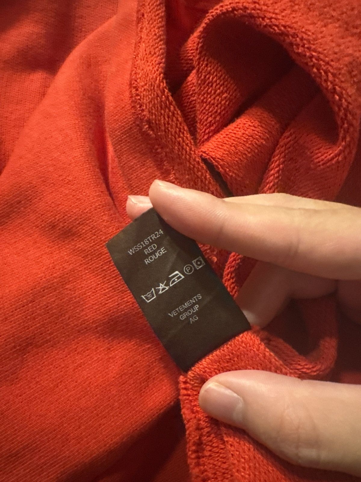 VETEMENTS TOMMY HILFIGER Demna 2018 oversized hoodie