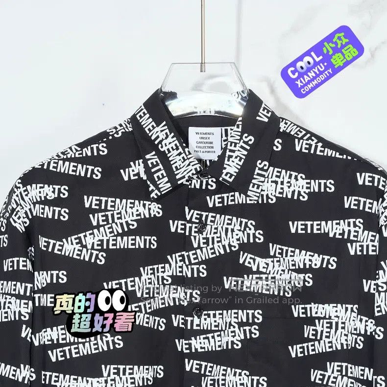 Vetements Vetements Unisex all-over print long-sleeve shirt Size US M / EU 48-50 / 2 - 1 Thumbnail