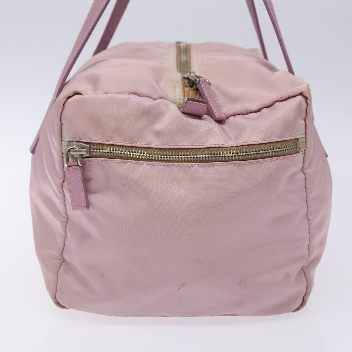 Prada PRADA Boston Bag Nylon Pink Silver Size ONE SIZE - 4 Thumbnail