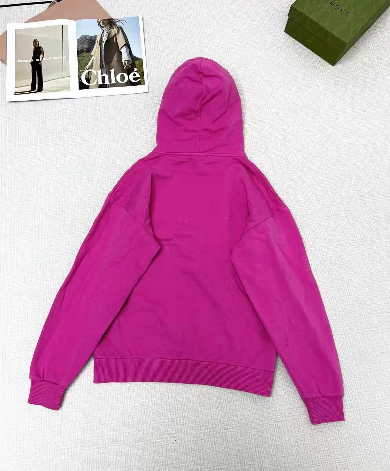 Celine Celine hot pink sweatshirt S white lettering Size S / US 4 / IT 40 - 3 Thumbnail